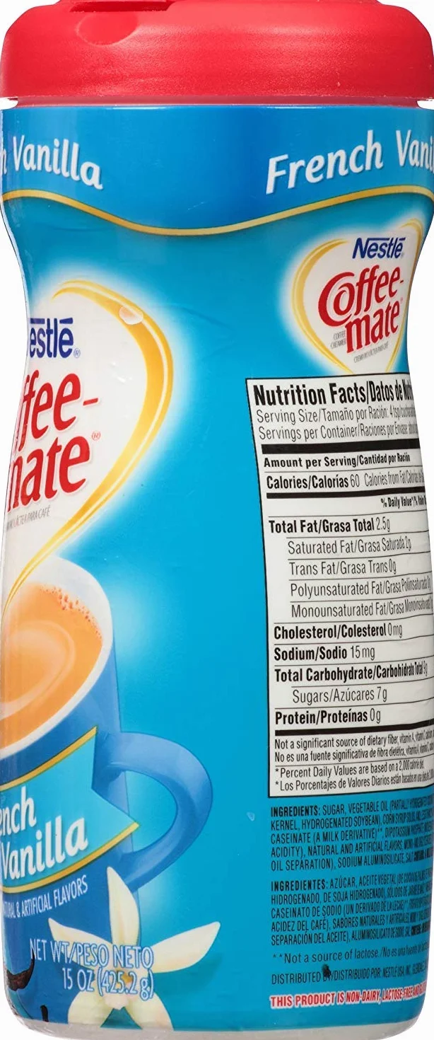 Nestle Coffee-Mate Francuska Wanilia 425 g Opakowanie 2 Szt