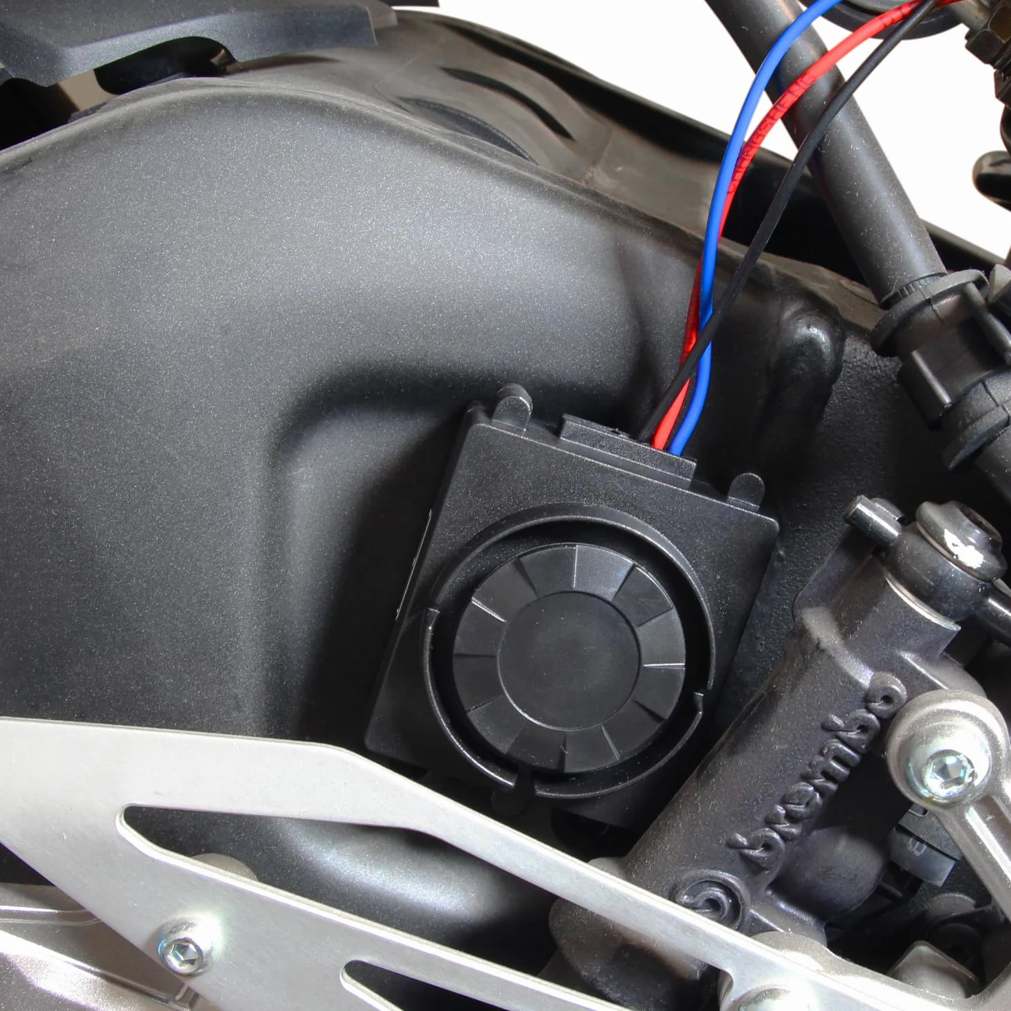 Area1 System alarmowy na skuter motocyklowy Easy 2 Fit łatwy montaż / 12 V/uniwersalny / 2 piloty radiowe / 125 dB/ochrona przed kradzieżą kompatybilny z