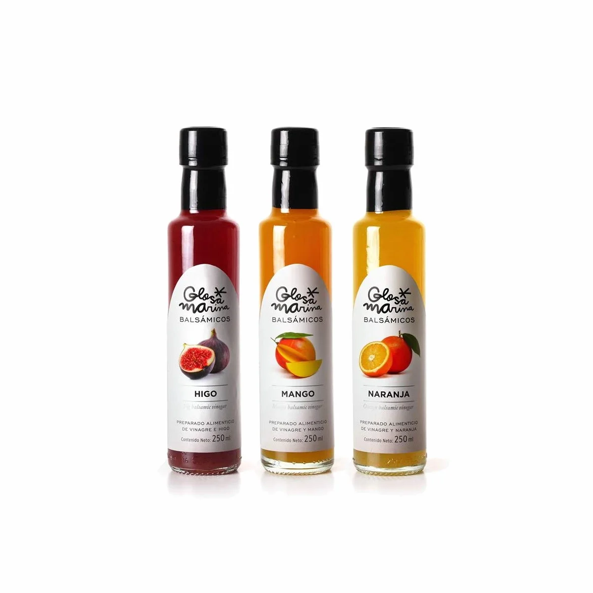 GLOSA MARINA Zestaw 3 szt. *BALSAMICA UNO* Crema Balsámica figa, mango i pomarańcza (3 x 250 ml)