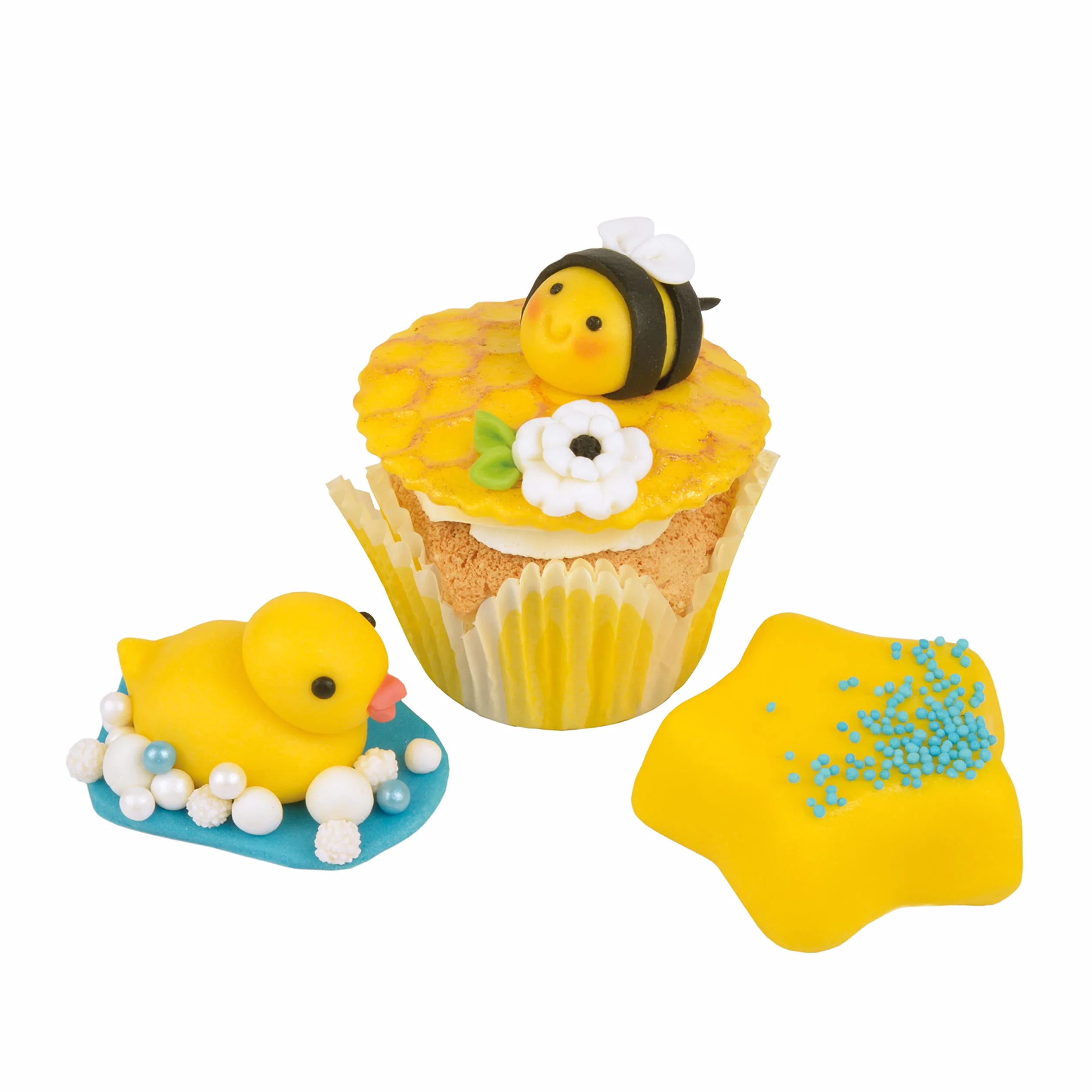 Günthart BackDecor pastelowy fondant | fondant żółty | bez oleju palmowego | masa modelarska | światło | słońce | światło | (250 g)