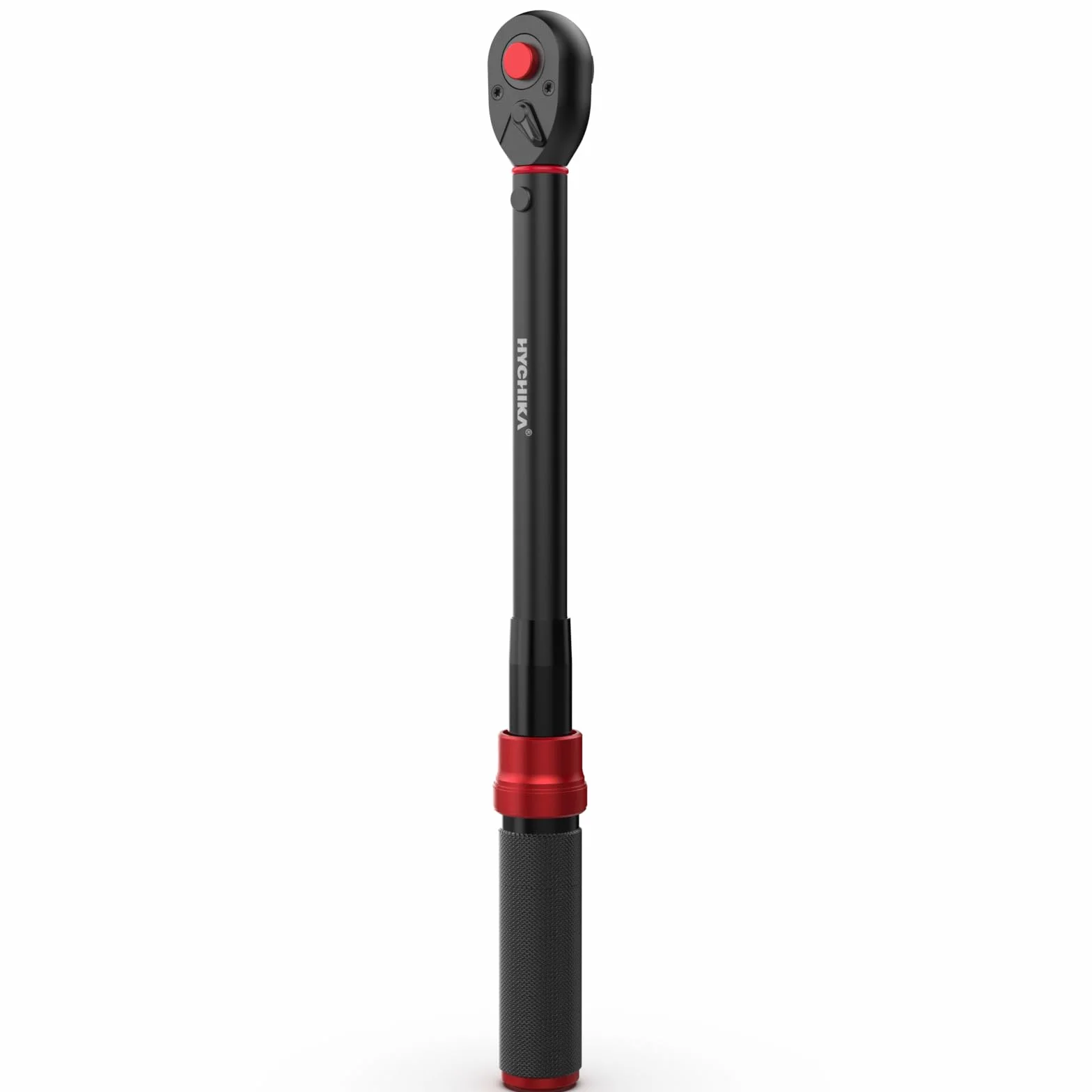 HYCHIKA Klucz dynamometryczny 3/8 cala 10-60 Nm ±2% 72 zęby Zestaw z adapterem 3/8 do 1/4 przegub uniwersalny drążek przedłużający 75 mm