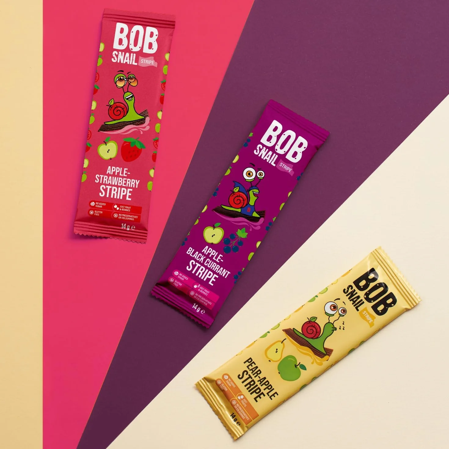 Bob Snail Żelki bez Cukru Mango dla Dzieci 30g
