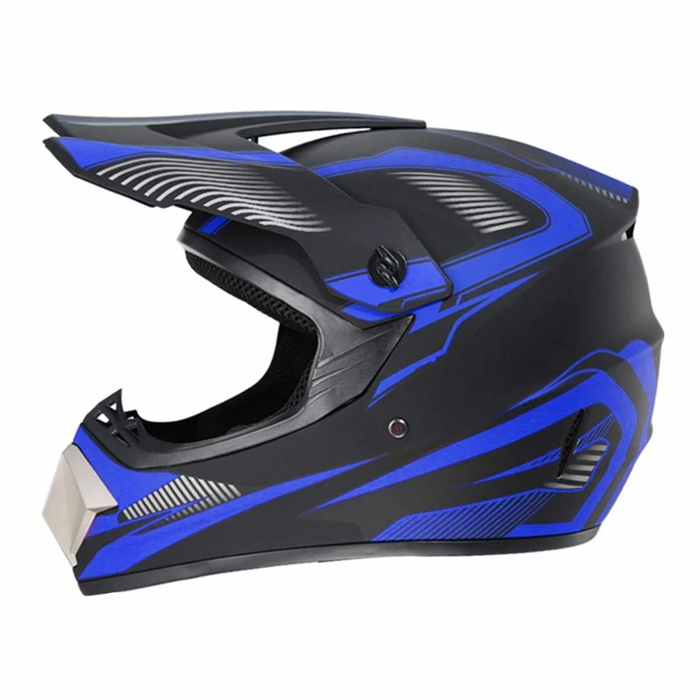 Kask motocrossowy, kask motocyklowy MTB, terenowy, elektryczny, motocyklowy, górski z goglami, rękawice, osłona twarzy, dla dorosłych