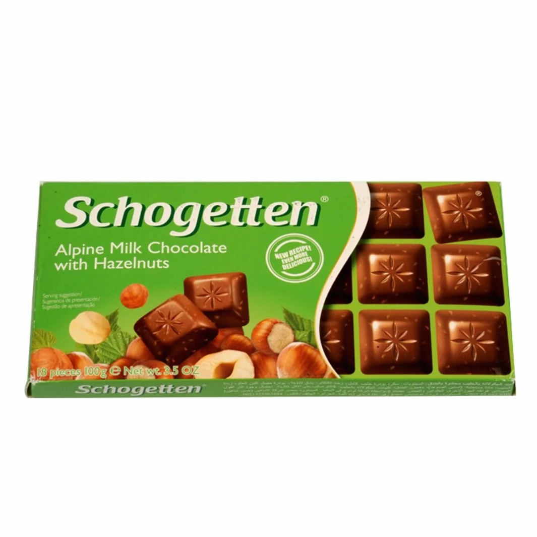 Tablica czekolady mlecznej alpejskiej z orzechami 100 g
