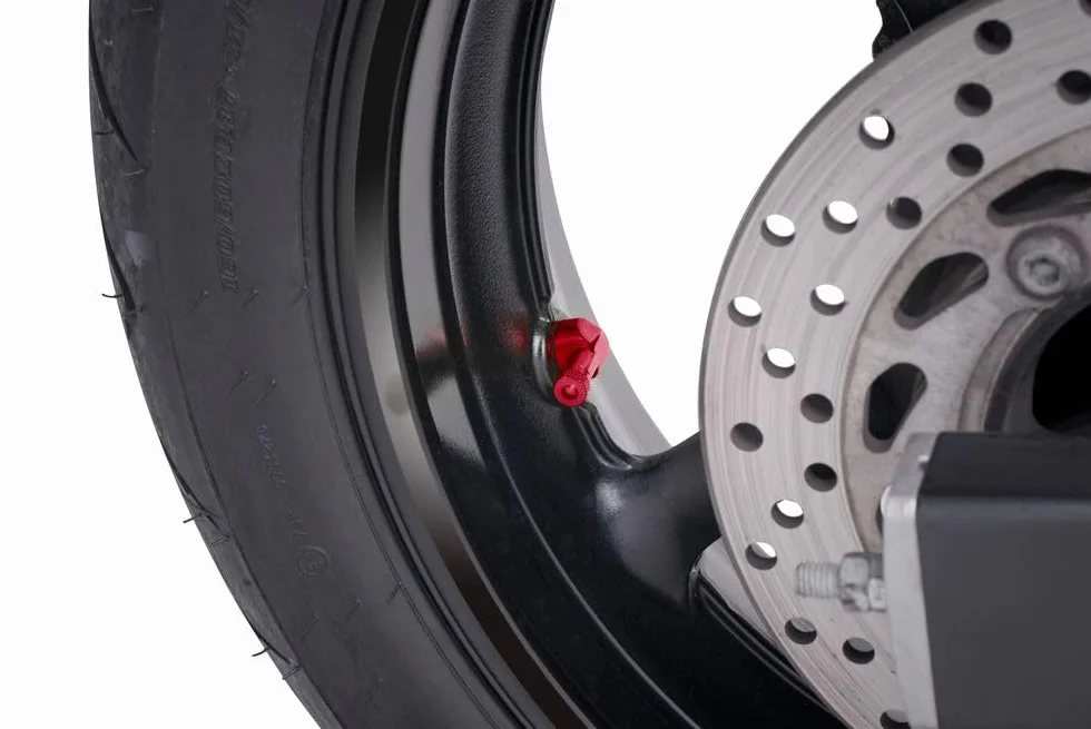 Puig 8100R średnica zaworu 8,3 mm czerwona