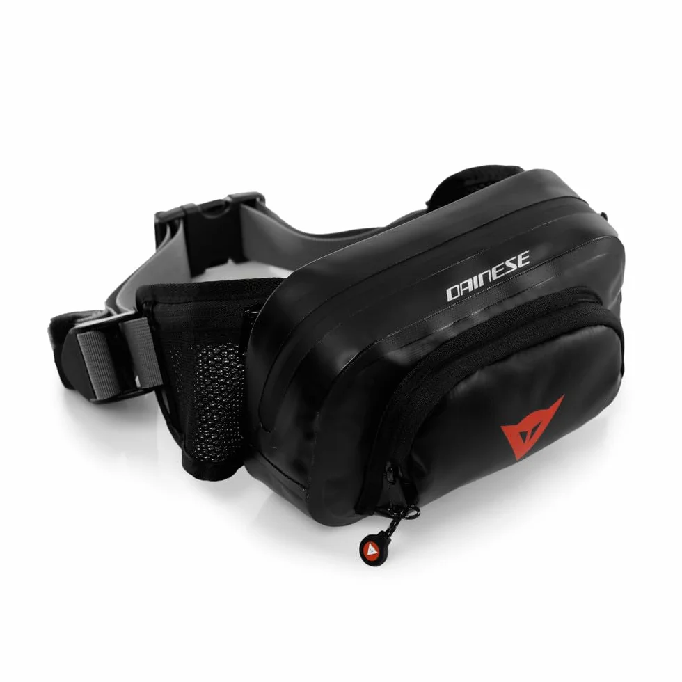 Dainese - Explorer Waist Bag 1.8L, wodoodporna saszetka biodrowa, dla mężczyzn i kobiet, czarna, Czarny (Black), Wodoodporna saszetka nerka