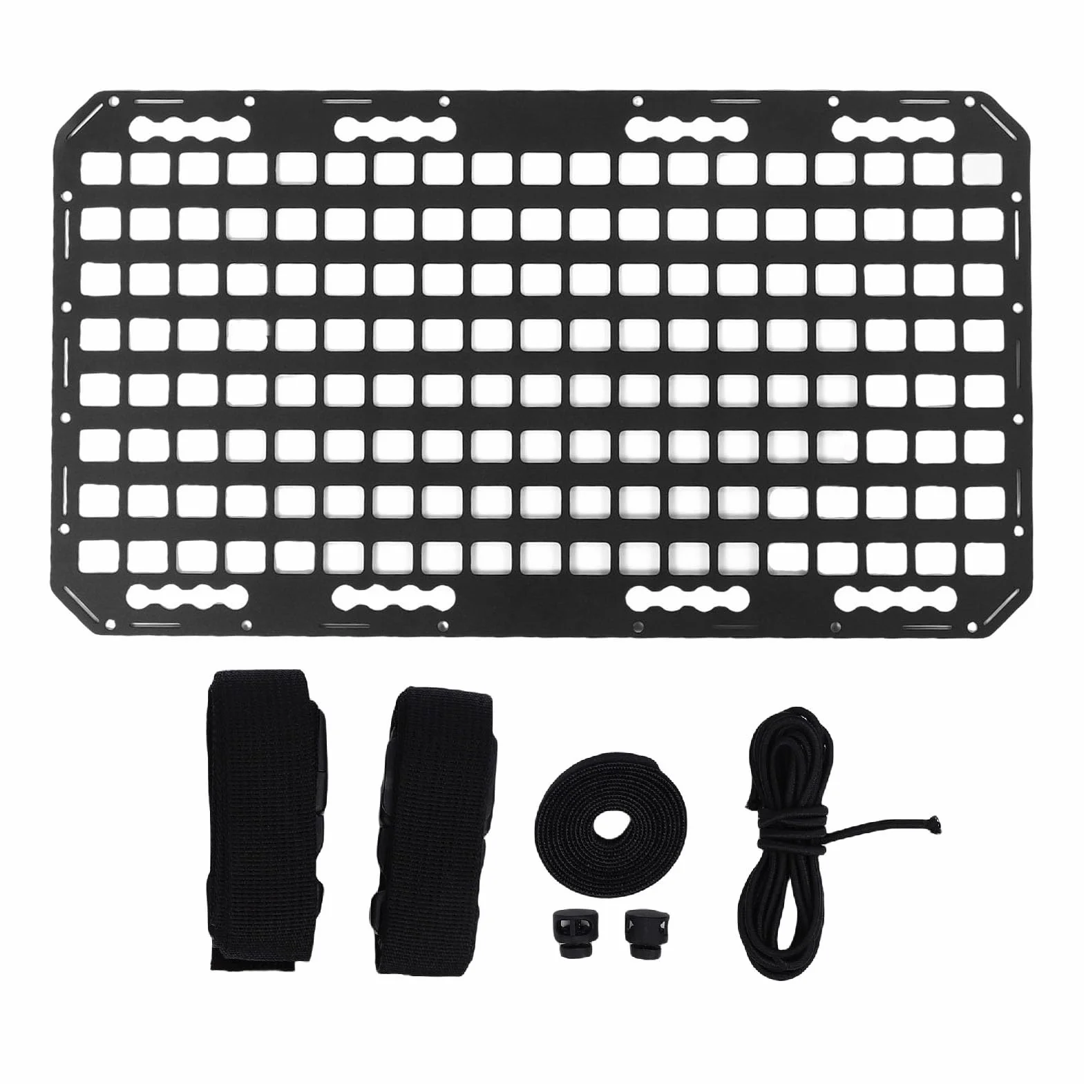 Tbest L Track Molle Panel Aluminiowy Organizer do Samochodów SUV Pickupów RV Lekkie Akcesoria do Zawieszania Tablica Przechowywania