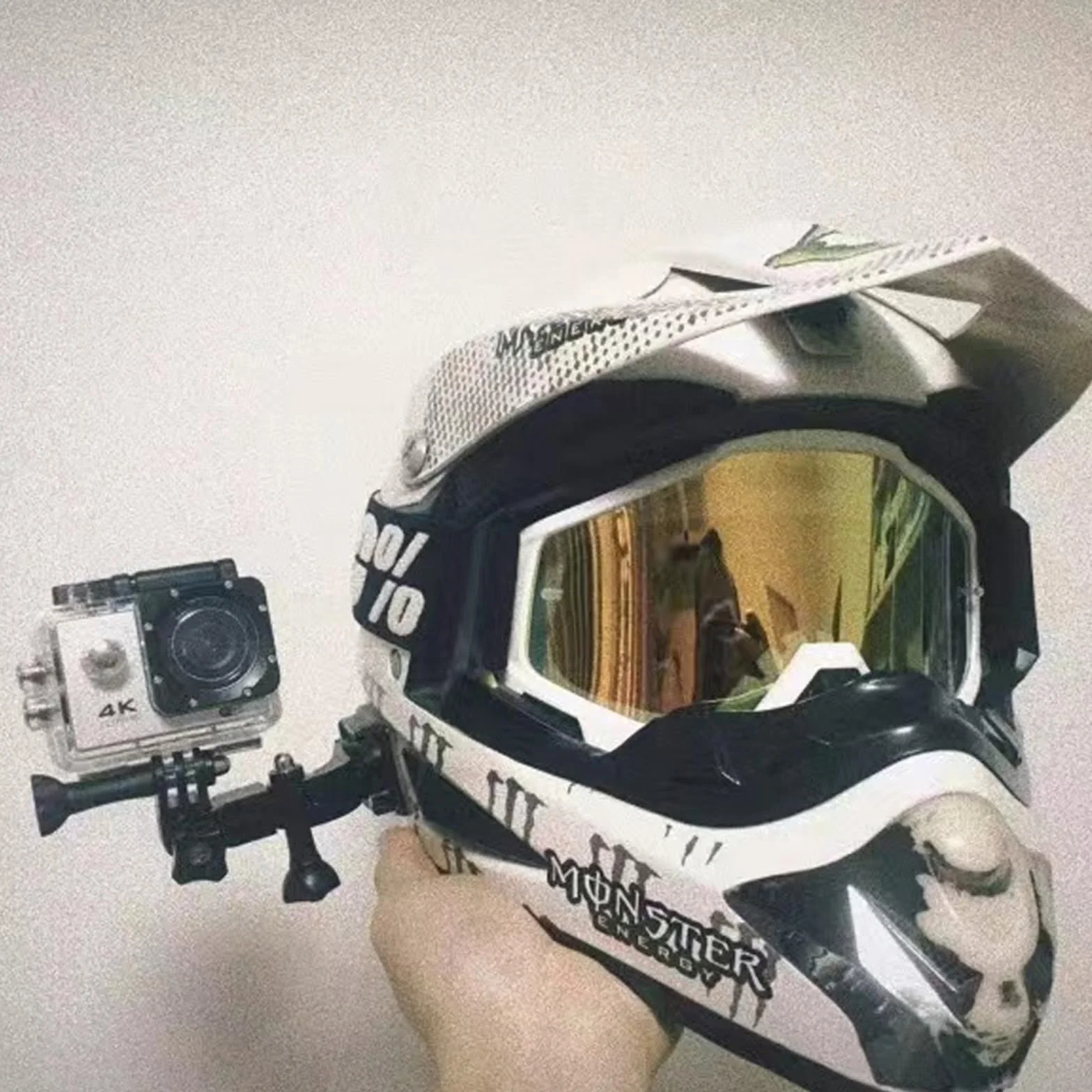 Okulary motocrossowe, wiatroszczelne, pyłoszczelne okulary motocrossowe, gogle narciarskie, okulary do jazdy na rowerze i jazdy na rowerze, ATV, UTV, kolor szary/szary