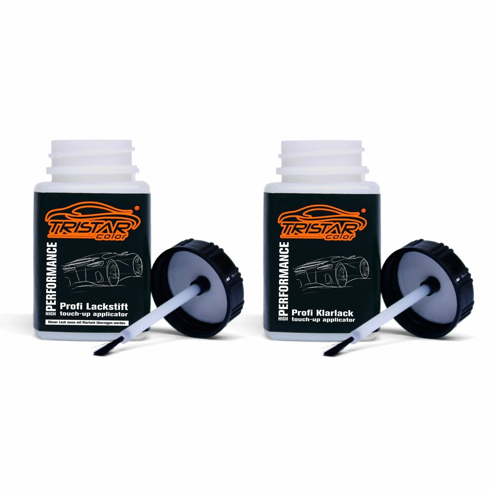 TRISTARcolor Lakier do motocykli Zestaw sztyftów Touch-up Yamaha DPBMU Ocean Blue Metallic Lakier bazowy bezbarwny 50ml