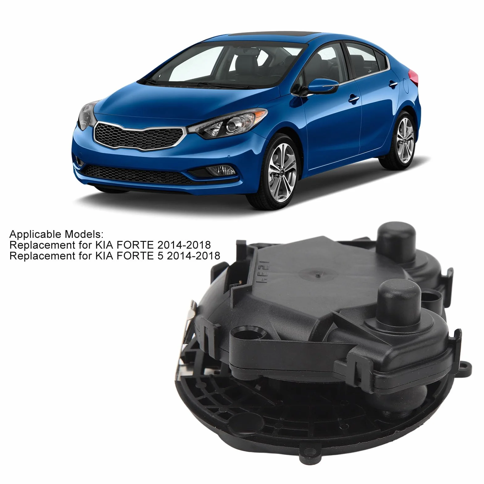 Siłownik Lusterka Zewnętrznego Premium ABS dla Forte 5 2014-2018