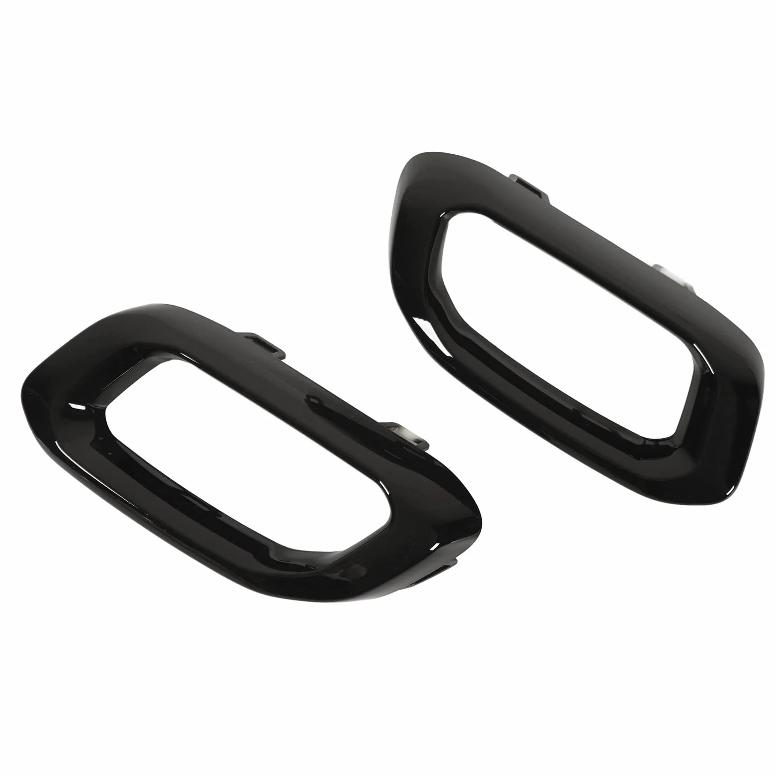 Końcówka Rury Wydechowej Osłona Rury, Osłona Końcówki Rury Wydechowej Wykończenia Bezel Pasuje do GLC GLE Klasa GLS X253 C253 W167 V167 C167 X167 Linia 2020-2023 (Czarny błyszczący)