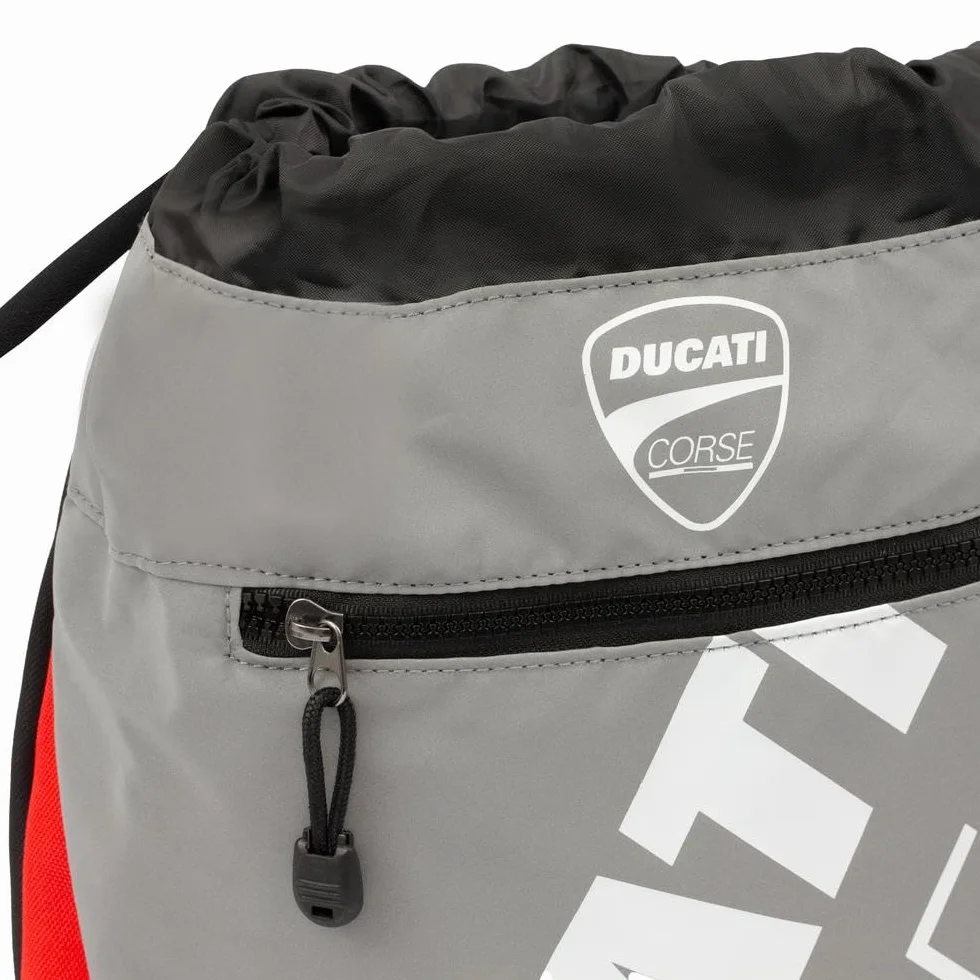 GIOCHI PREZIOSI Ducati Ducati Torba na plecak z tkaniną kataramsyjną Gruba gumowa Drukowane logo Wszechstronny design łączący funkcjonalność plecaka z wygodą torby., Czerwony, L, Casual