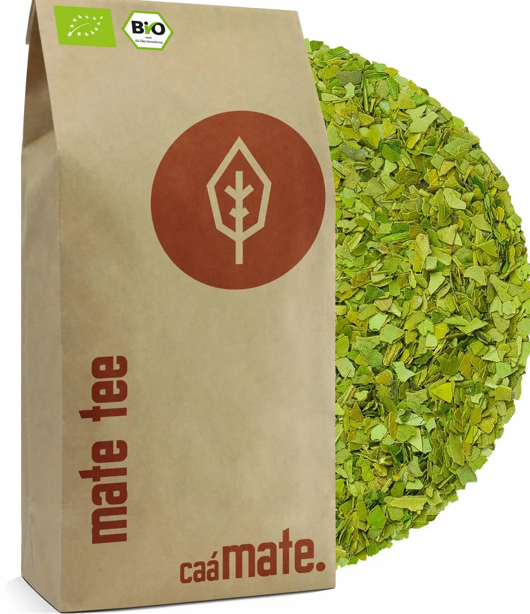 Bio Yerba Mate Herbata BIO 200g ● Liście mate w czystej postaci ● świeże i zielone ● sprawiedliwe, ekologiczne i suszone na wolnym powietrzu ● organiczna yerba mate ● kontrolowane, certyfikowane i