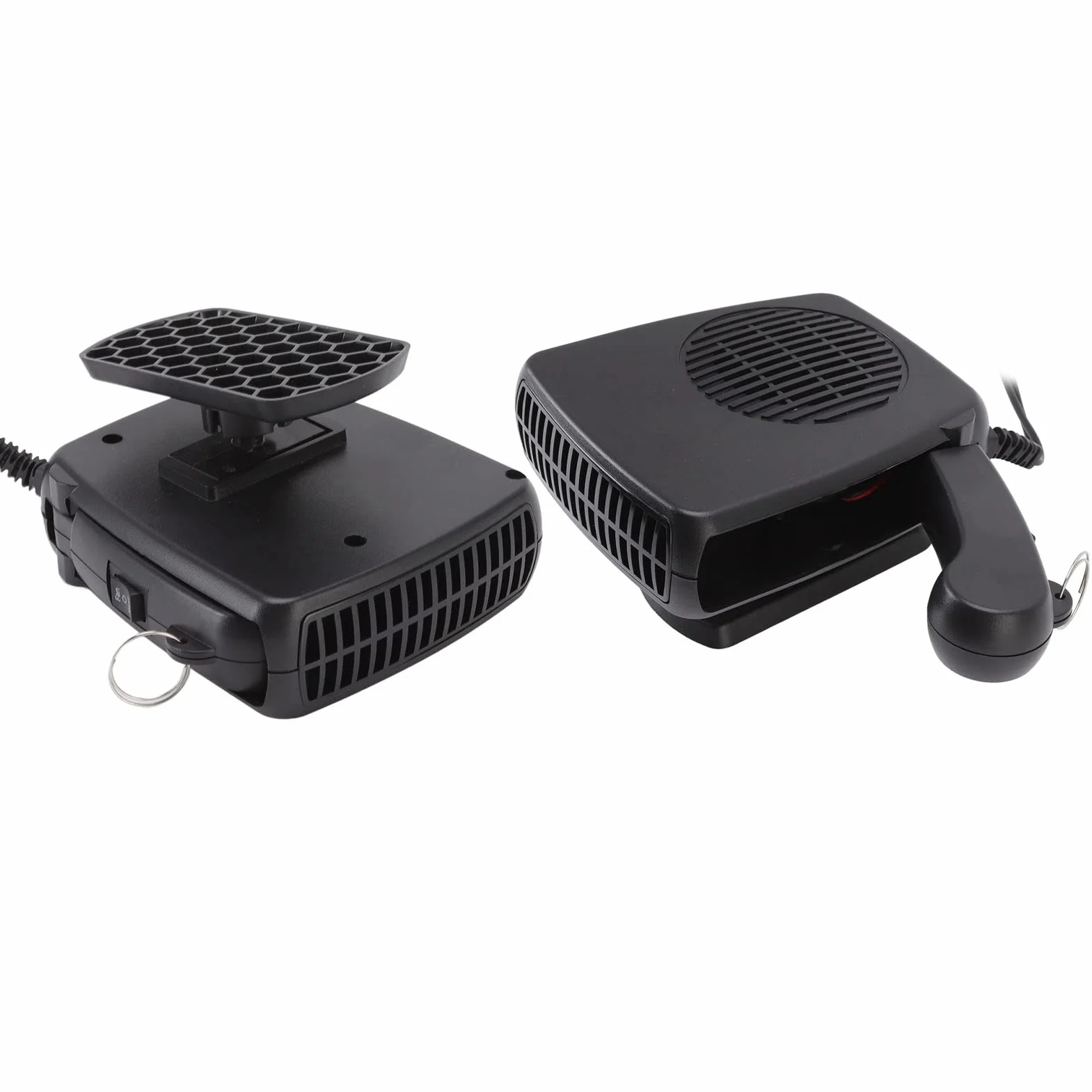 Nagrzewnica Samochodowa 150W 24V, Mini Nagrzewnica Elektryczna z funkcją Chłodzenia, Przenośna Nagrzewnica Samochodowa i Odmrażacz do Samochodu