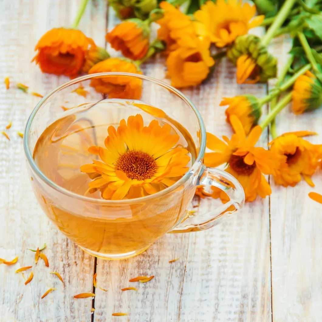 IDDA Herbat z Nagietka 250g Suszone Kwiaty Calendula Liściasta