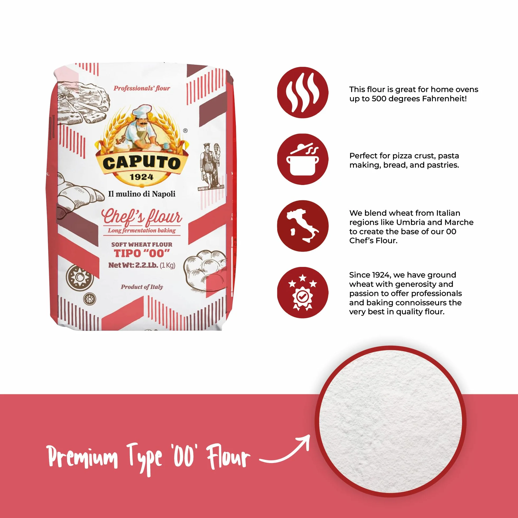 Antimo Caputo Tipo 00 Mąka do Pizzy 10 x 1 kg