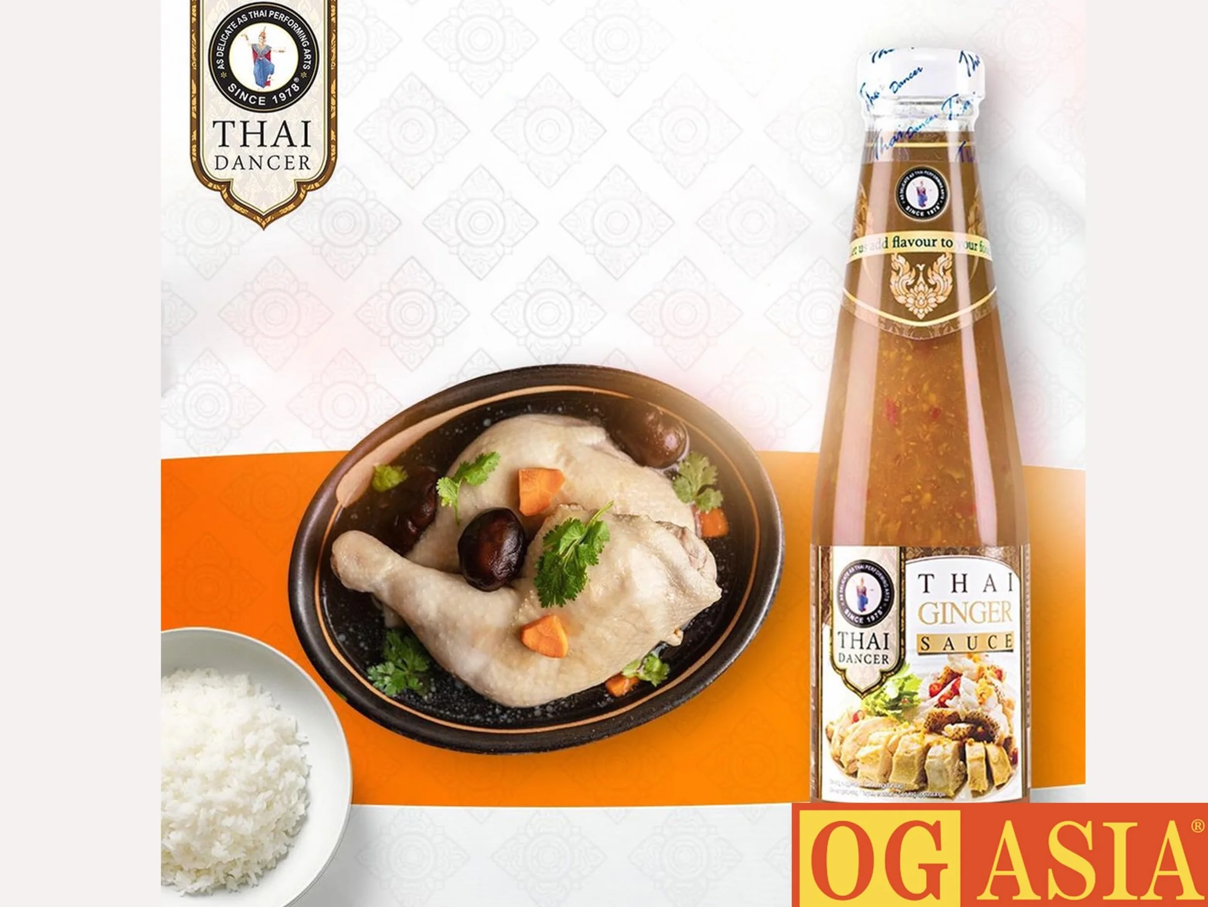 THAI DANCER sos imbirowy - autentyczny sos tajski - OG ASIA - 300 ml PET