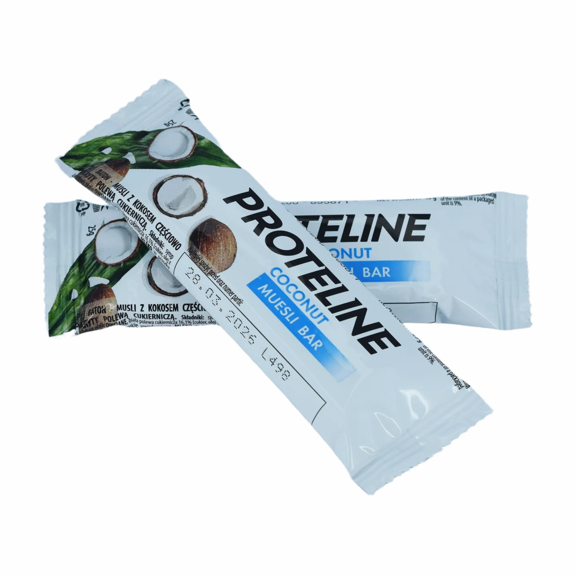 Proteline baton musli z kokosem 35 x 25g