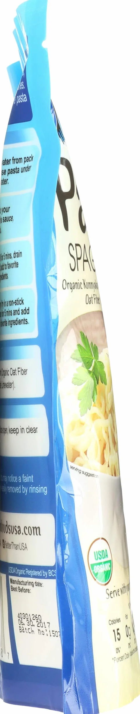 MAKARON KONJAC SPAGHETTI BEZGLUTENOWY BIO 385 g - BETTER THAN FOODS