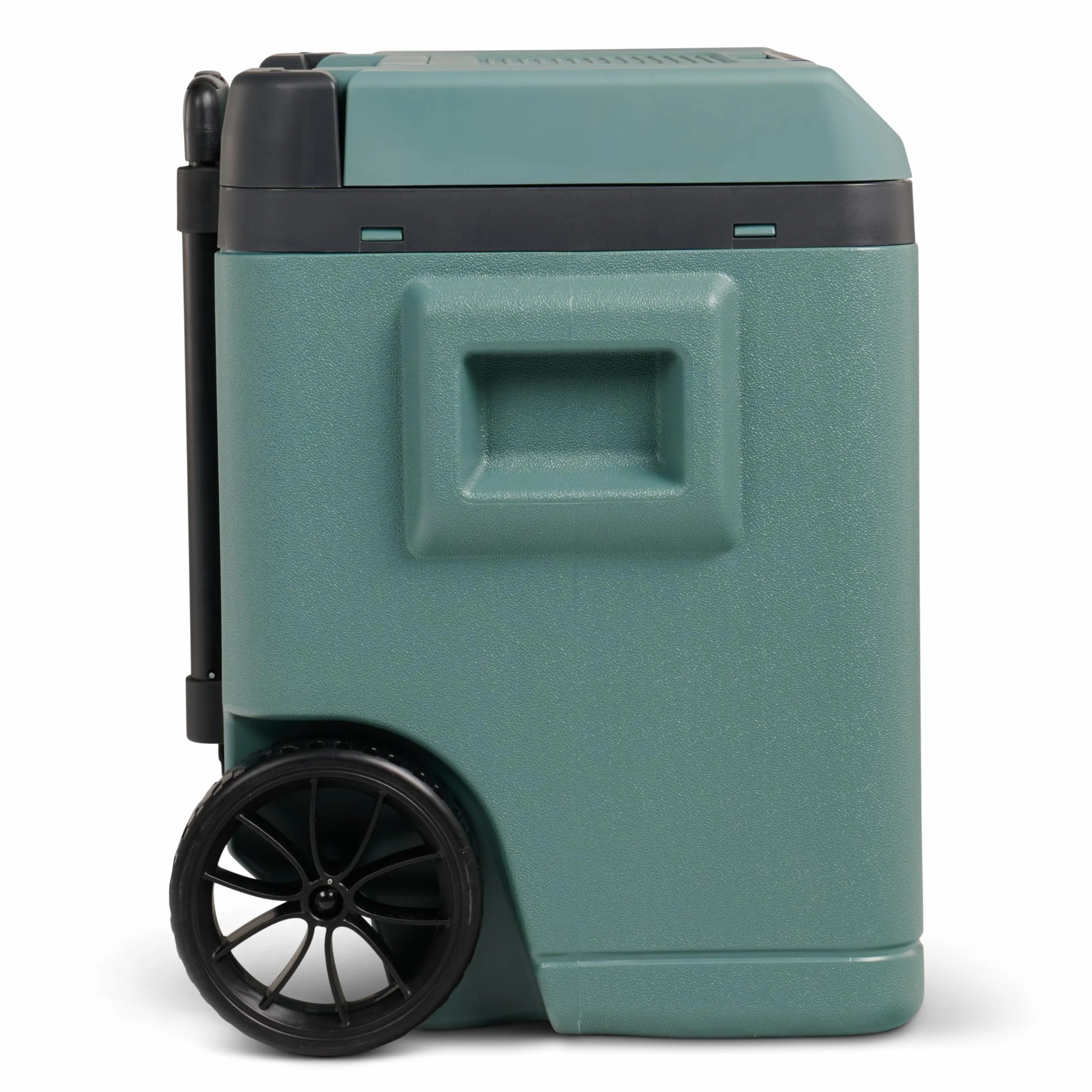 IGLOO IE42 elektryczna lodówka 42L – 12/230V – Termoelektryczna lodówka z kółkami i uchwytem teleskopowym do auta, kampera, kempingu i ciężarówki – Chłodzi do 20 °C poniżej temperatury otoczenia