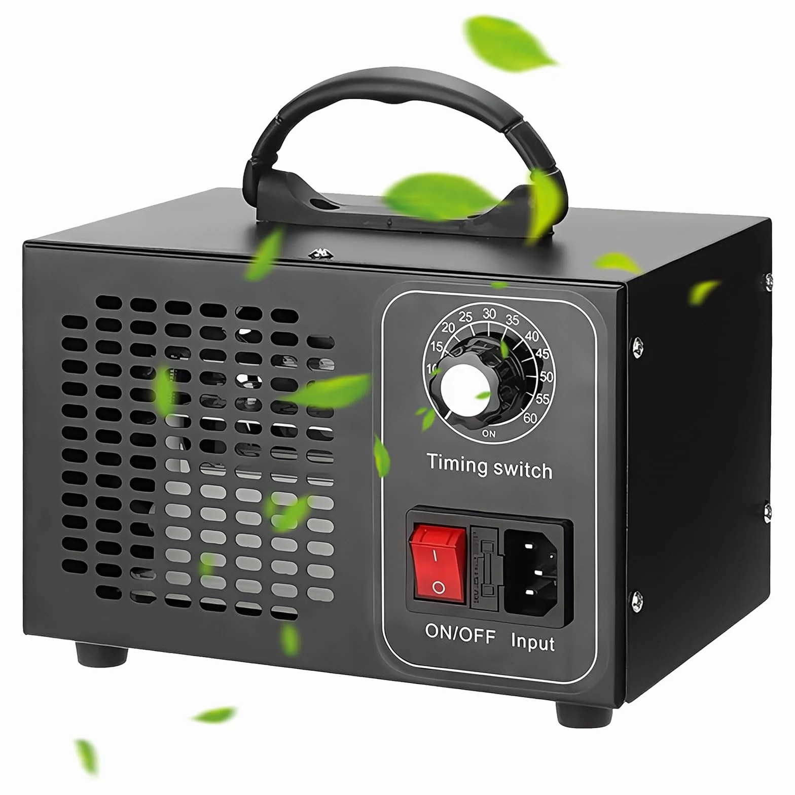 Generator ozonu, generator ozonu, 60 000 mg/h, samochodowy oczyszczacz ozonu z 60-minutowym timerem, ozonem, ozonator O3, przemysłowy, do samochodu, dymu, zapachu zwierząt domowych, kuchni