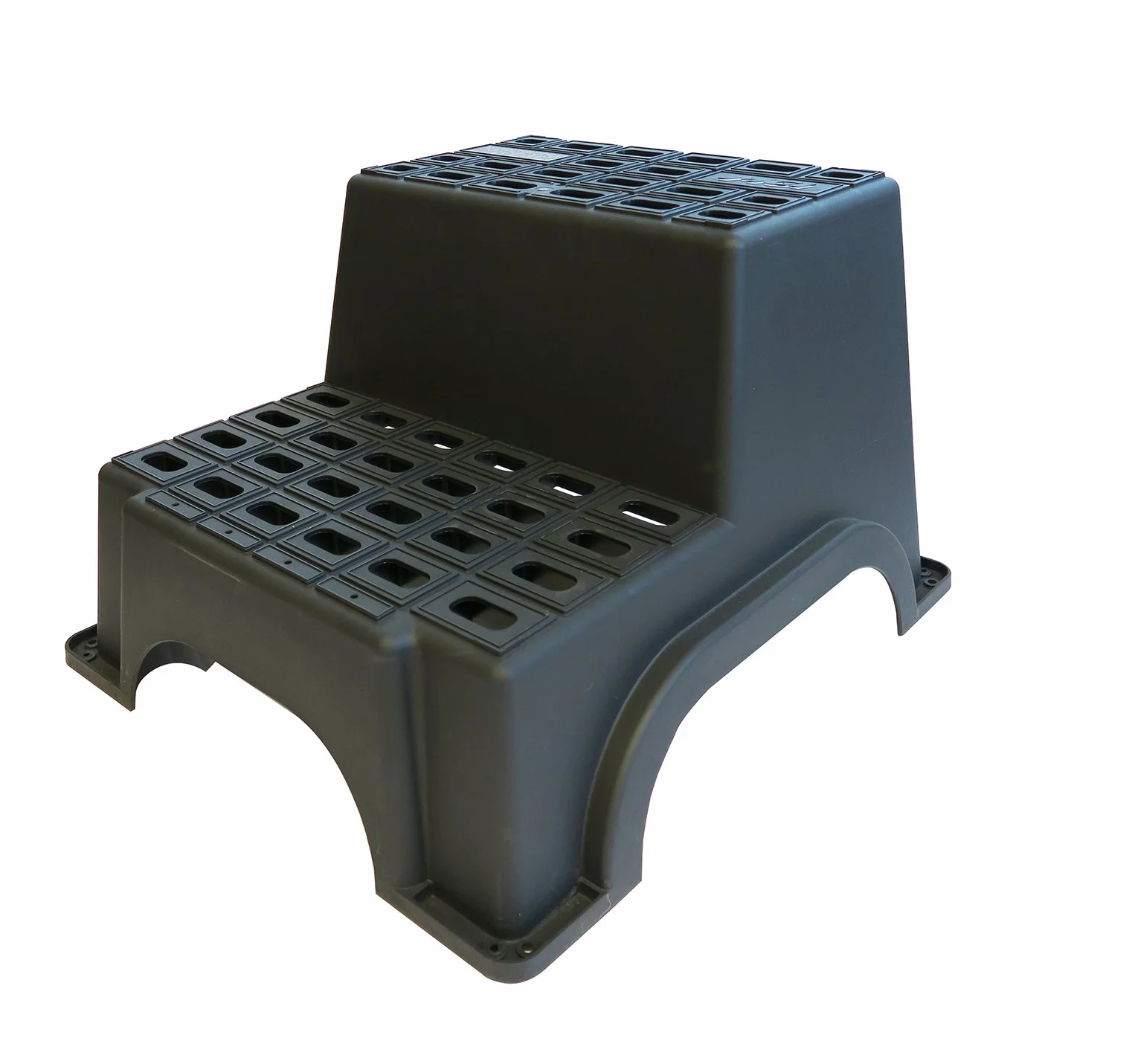 MGI 3797 podwójny plastikowy stopień, 53 cm x 61 cm x 38 cm