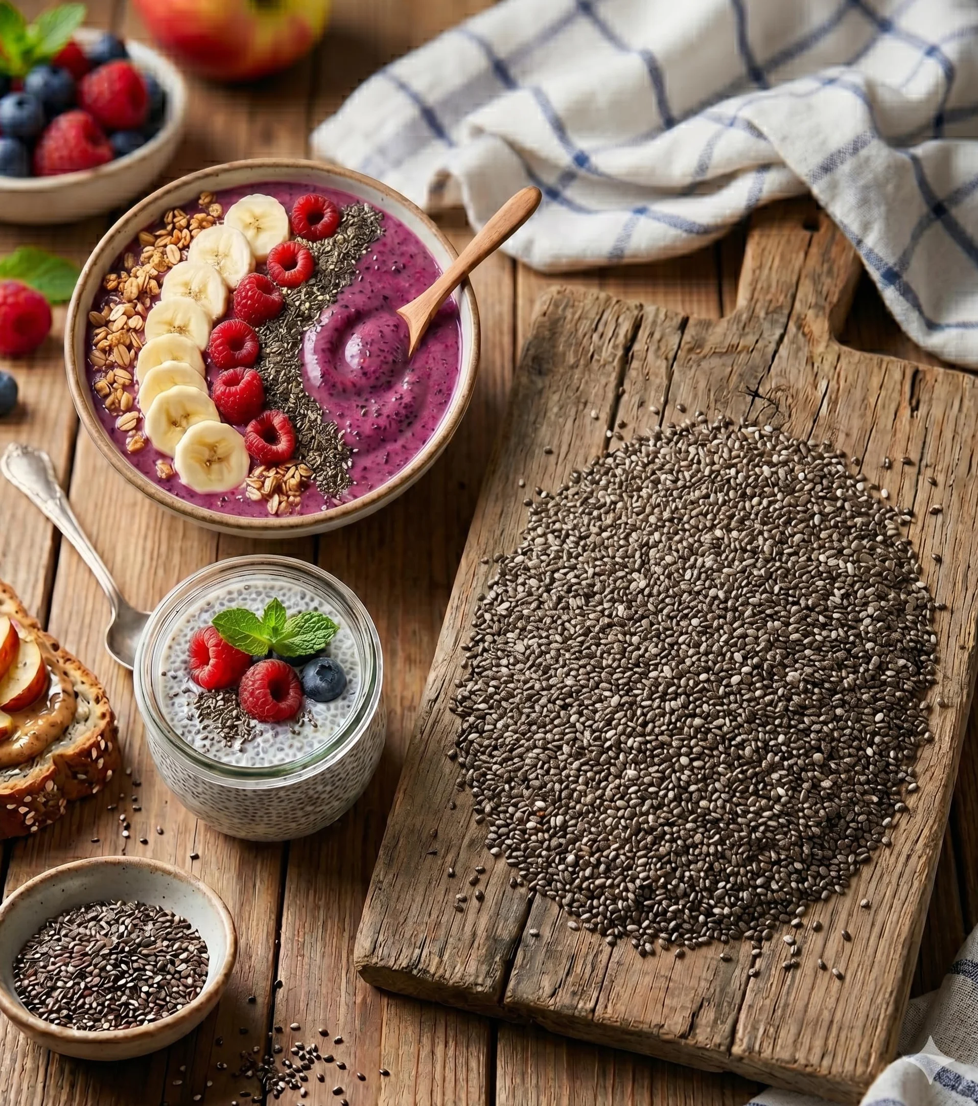 Nasiona Chia 1kg Szałwia Hiszpańska