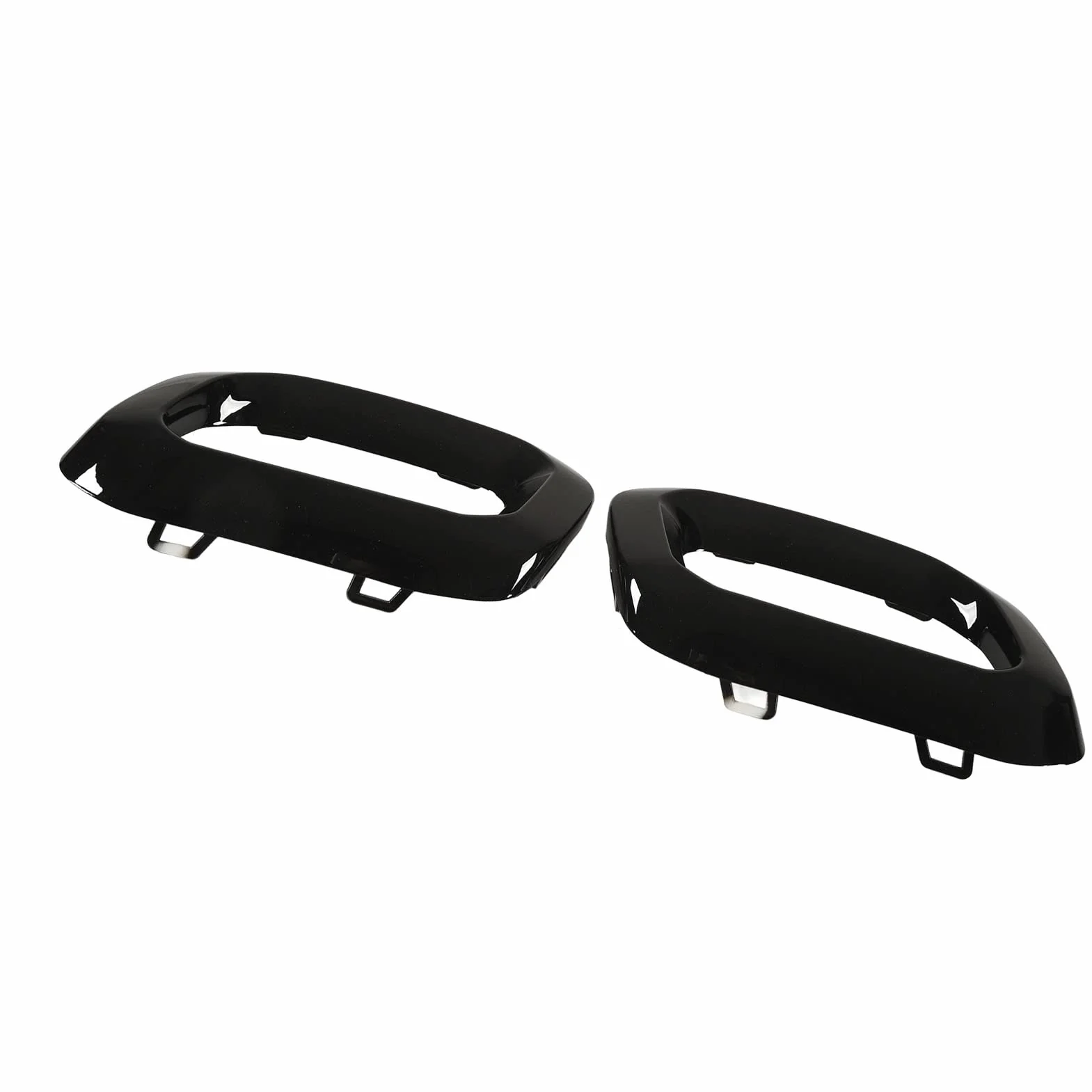 Końcówka Rury Wydechowej Osłona Rury, Osłona Końcówki Rury Wydechowej Wykończenia Bezel Pasuje do GLC GLE Klasa GLS X253 C253 W167 V167 C167 X167 Linia 2020-2023 (Czarny błyszczący)
