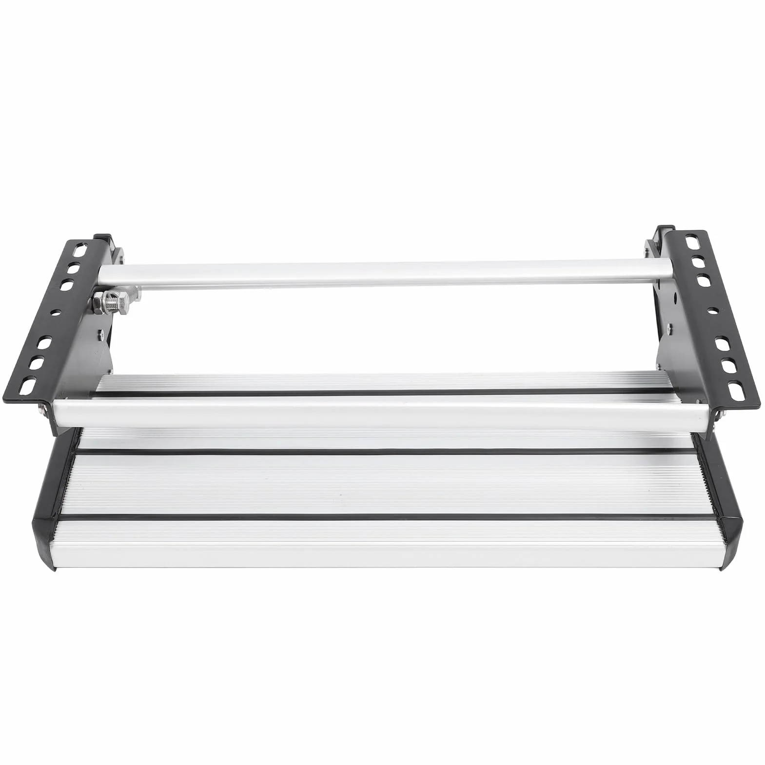 Stopień do Samochodu Kempingowego, stopień do Samochodu Kempingowego, Składana Drabina Aluminiowa, Szeroka Powierzchnia Antypoślizgowa, nośność do 200 Kg, Drabinka Schodowa Jako