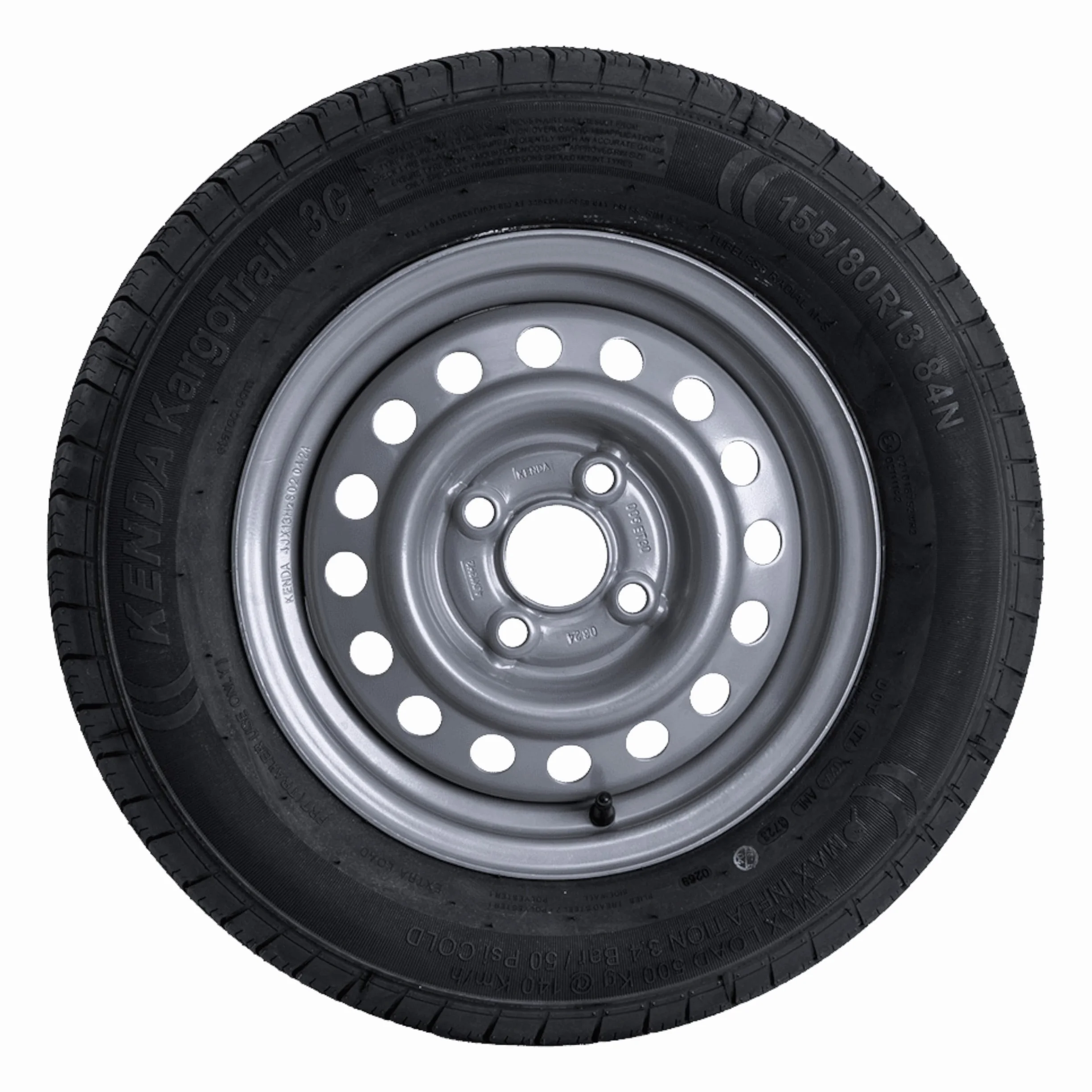 Unitrailer Koło kompletne 155/80 R13 4x100 opona Kenda