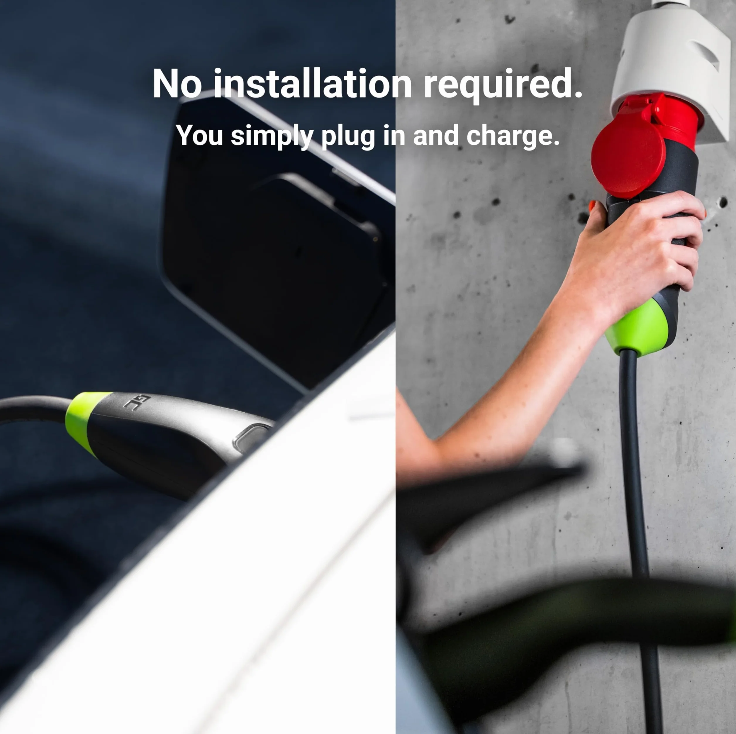 Green Cell Habu Ładowarka Mobilna EV 11kW 7m Typ 2 CEE 16A Wallbox 2w1 z Aplikacją GC