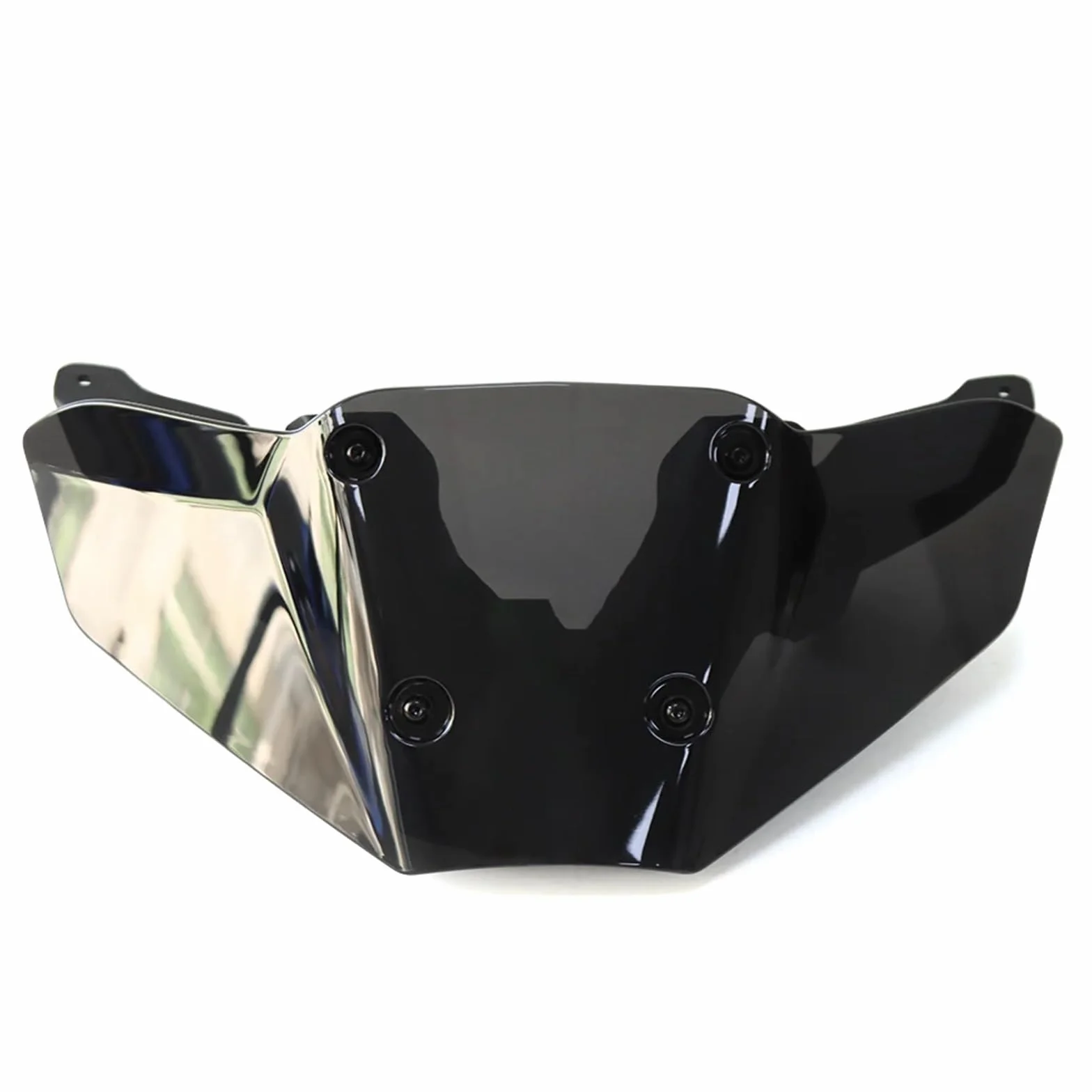 powietrzadeflektor Pasuje do YAMAHA MT-09 MT09 2024 Owiewka wiatrowa Akcesoria ochronne na przednią szybę motocyklową Owiewka przednia Przednia szyba motocyklowa(1 Set Dark gray)