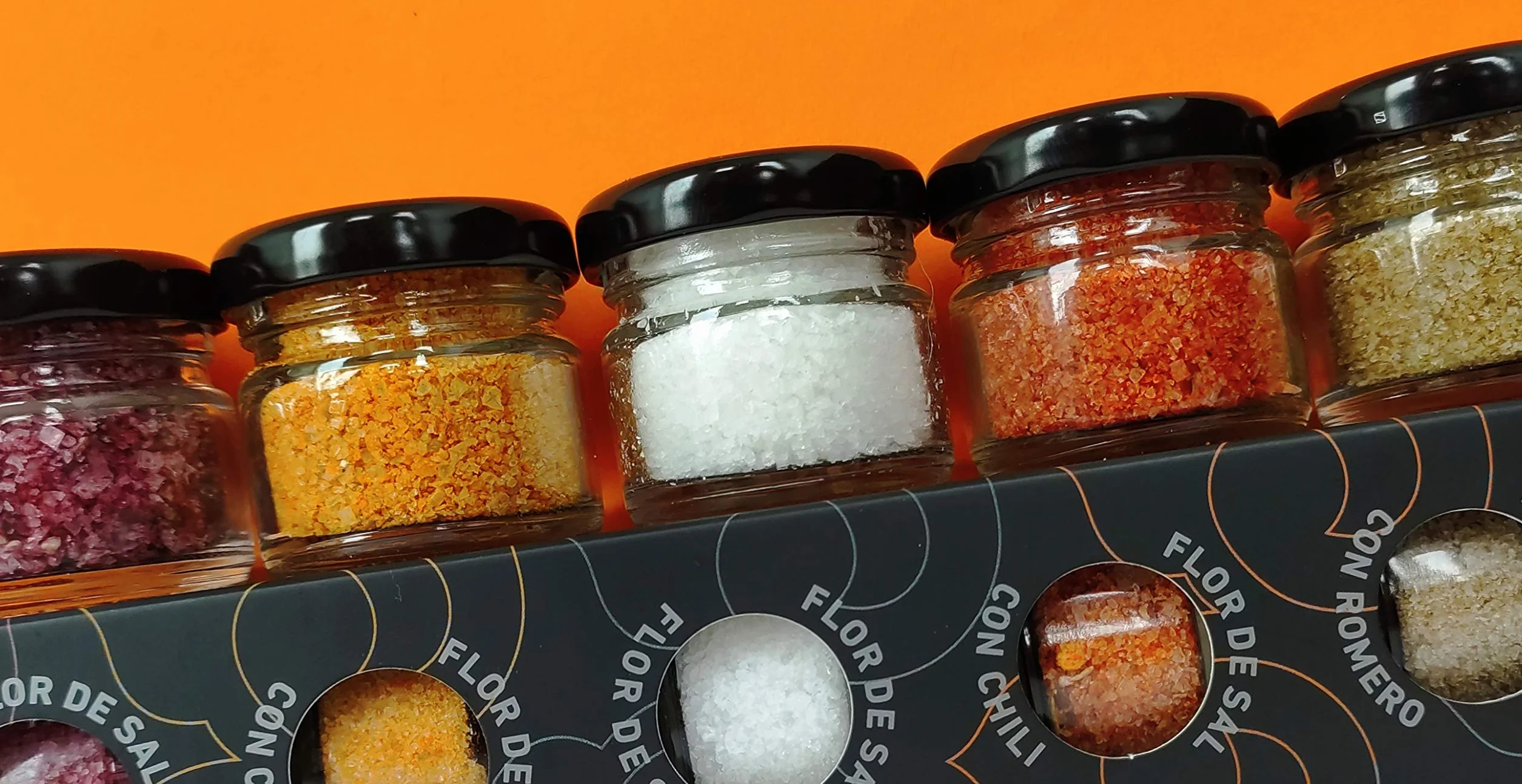 GLOSA MARINA Flor de Sal Gourmet sól morska z Majorki zestaw upominkowy 5 x 20 g