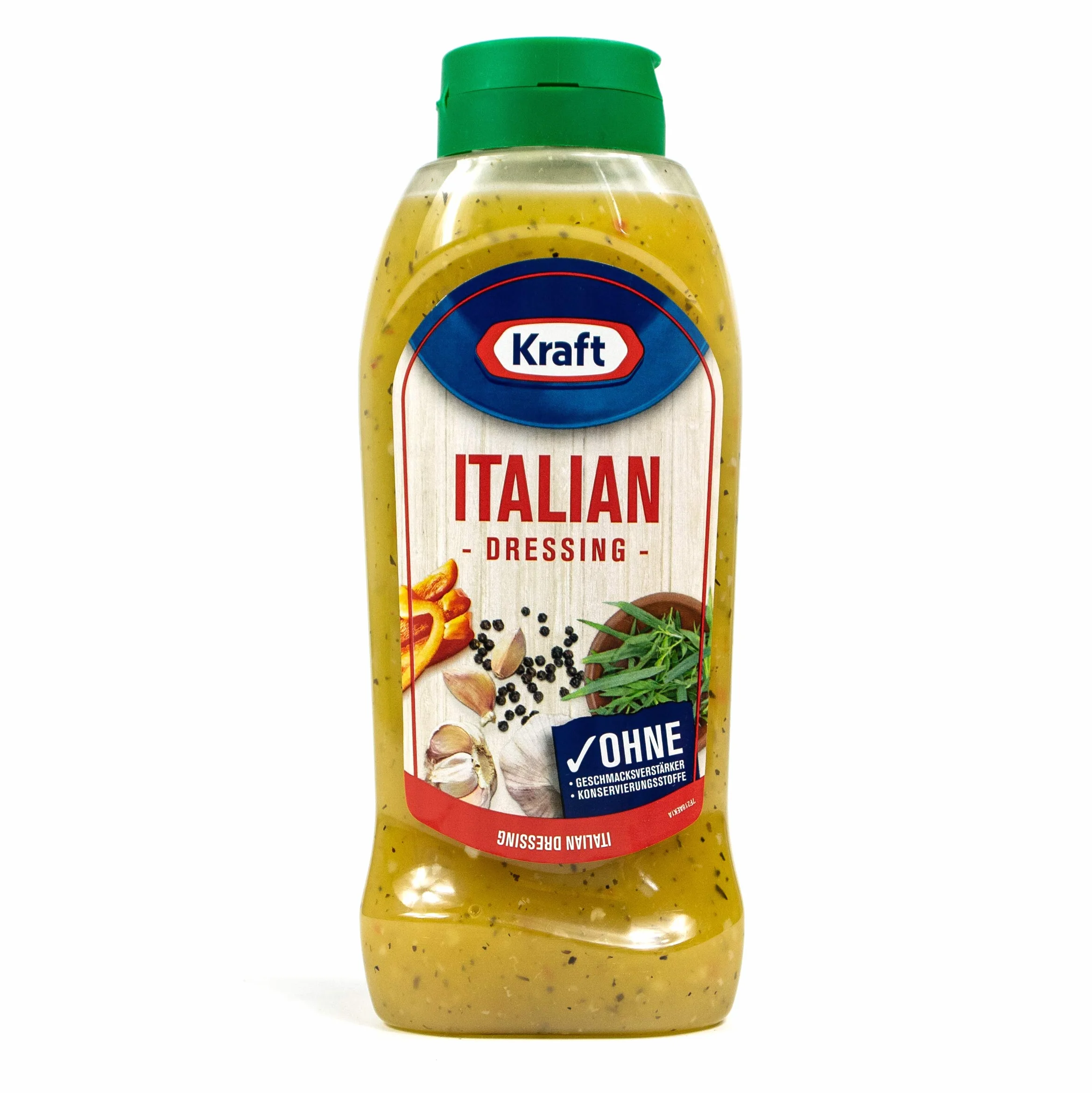 Kraft – sosy do sałatek włoski dressing w butelce 800 ml – Salatdressing Ssos do sałatek ozdobiony delikatnym estragonem