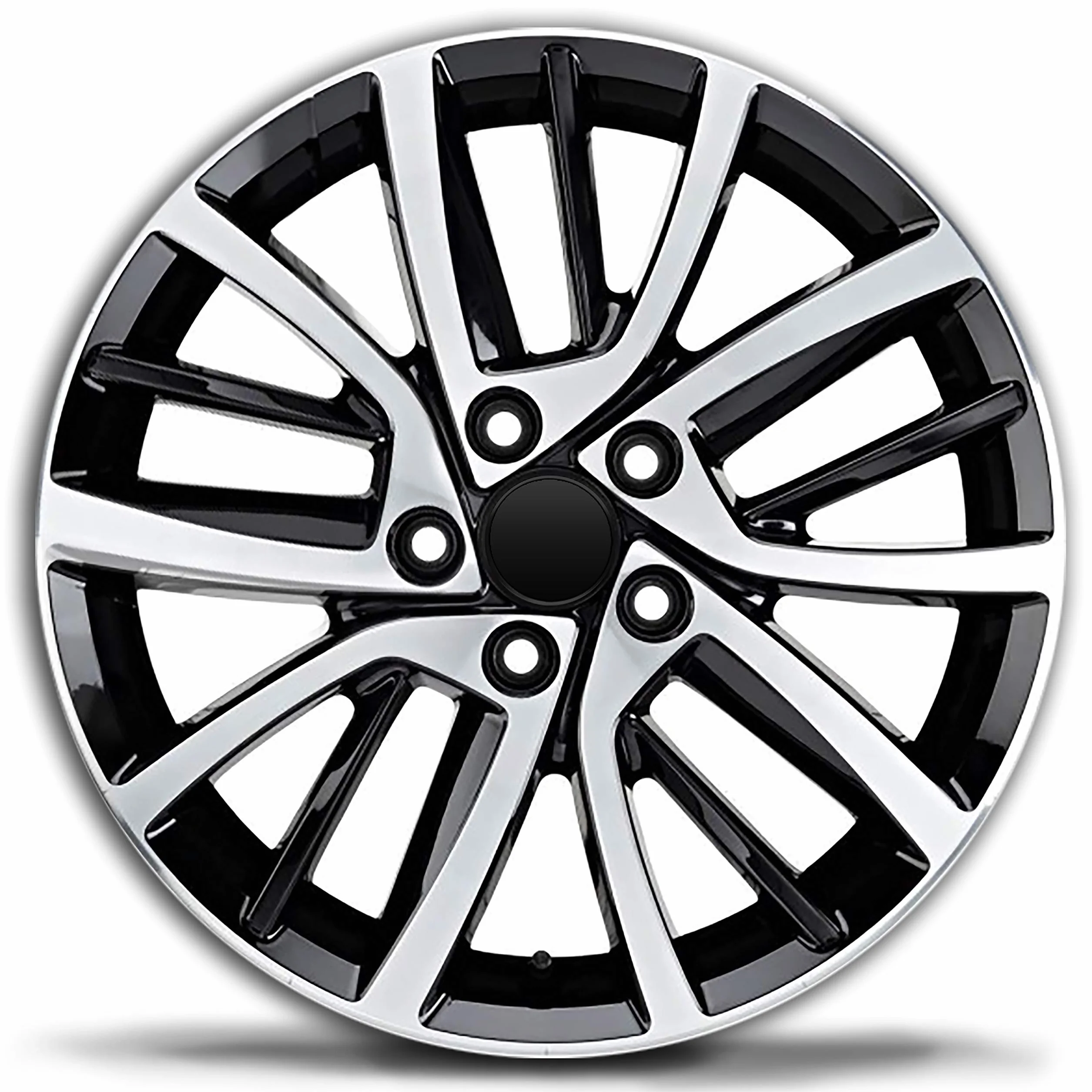 Zestaw 4 zaślepek do felg 60 mm czarne uniwersalne do tuningu