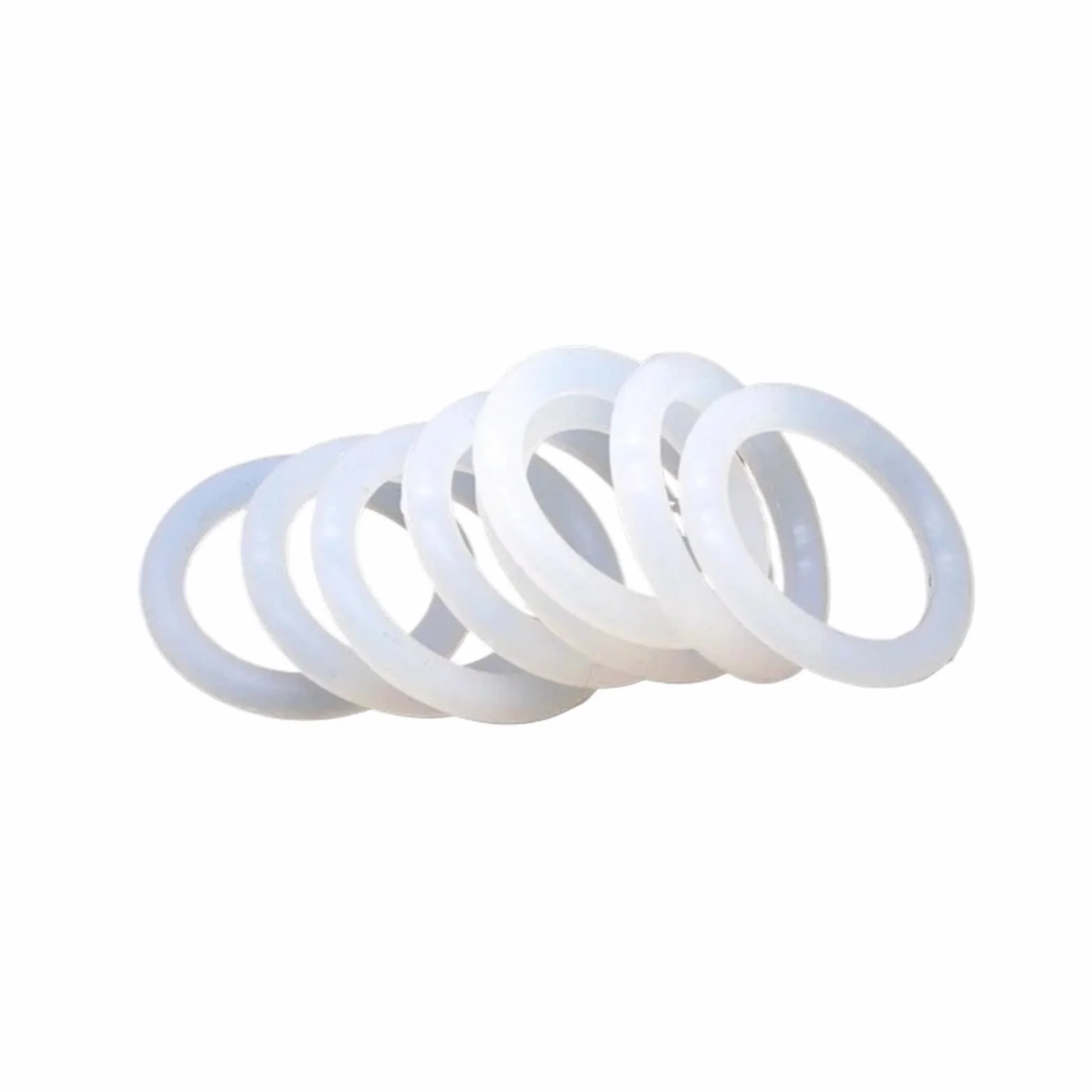 10 szt. Biały silikonowy pierścień uszczelniający CS 4 mm OD 12 ~ 150 mm wodoodporny okrągły pierścień O-ring (OD 70mm ID 62 mm)