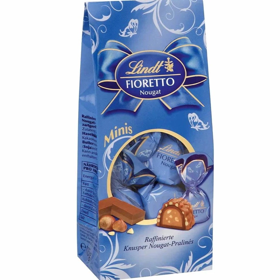 Lindt Fioretto pralinka, nugat minis 115 g
