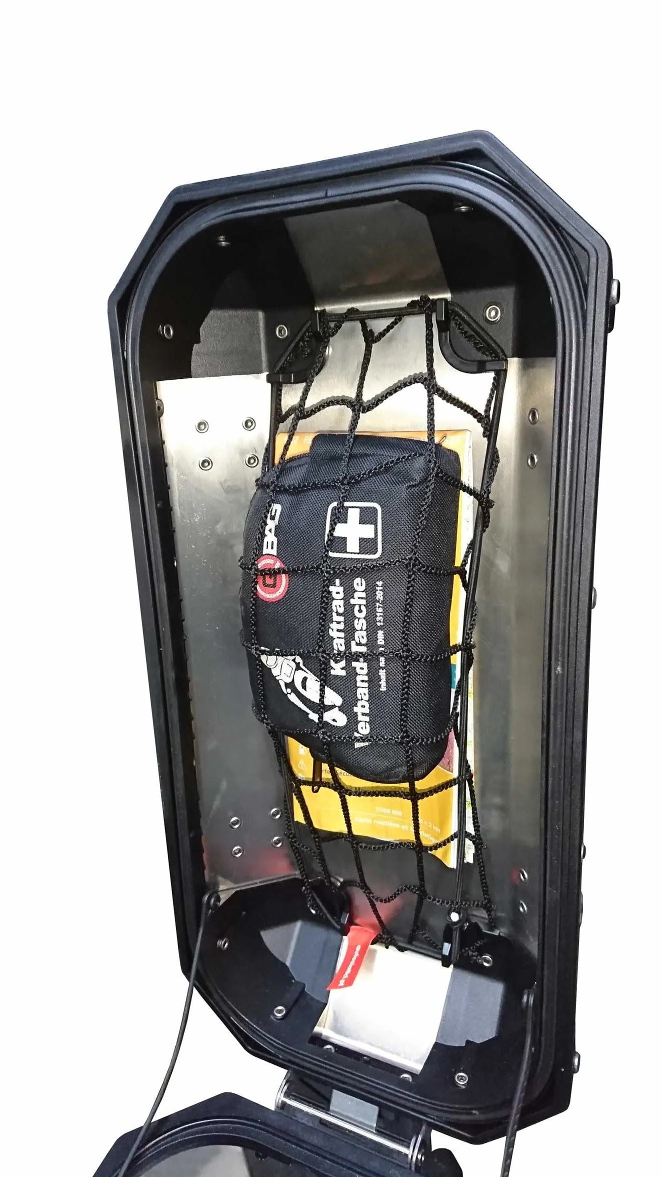 GIVI TREKKER OUTBACK 37l i Trekker Dolomiti - Siatka Bagażnika - Kufry Boczne - Kufer Motocyklowy - Siatka na Bagaż - Czarny