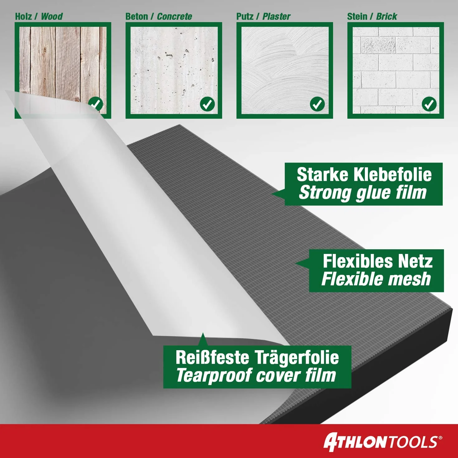 ATHLON TOOLS 2x XXL Garagen-Wandschutz reflektierend - je 50 x 50 cm - Selbstklebend - Rammschutz Prallschutz Garagenpolster Türkantenschutz (gelb/schwarz)