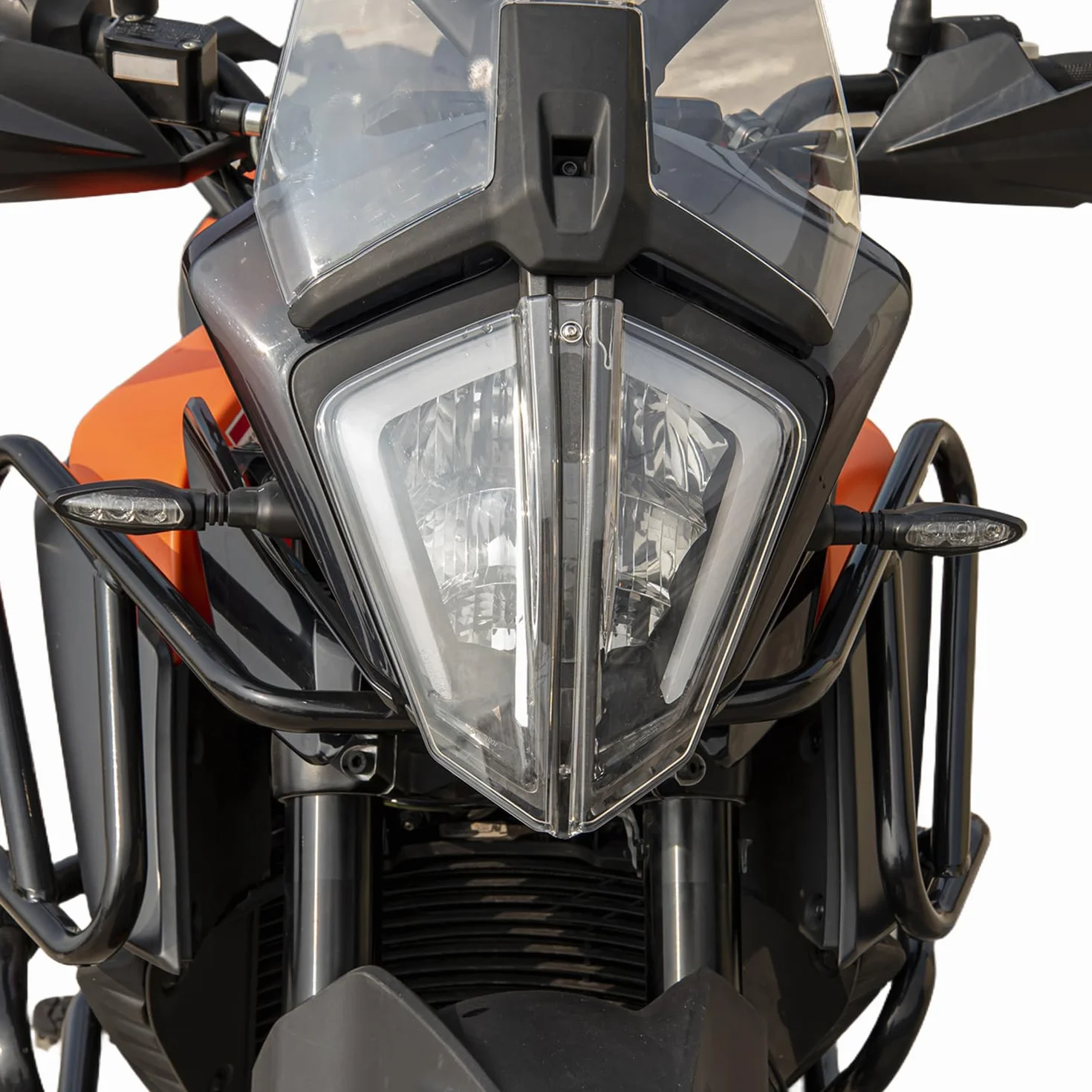 Motocykl Przedni reflektor Ochraniacz na głowę Światło Osłona Osłona Osłona Osłona Kompatybilny z K.T.M 390 790 Adventure ADV 890 Adventure/S/R 2019 2020 2021 Osłona reflektorów (przezroczysta)