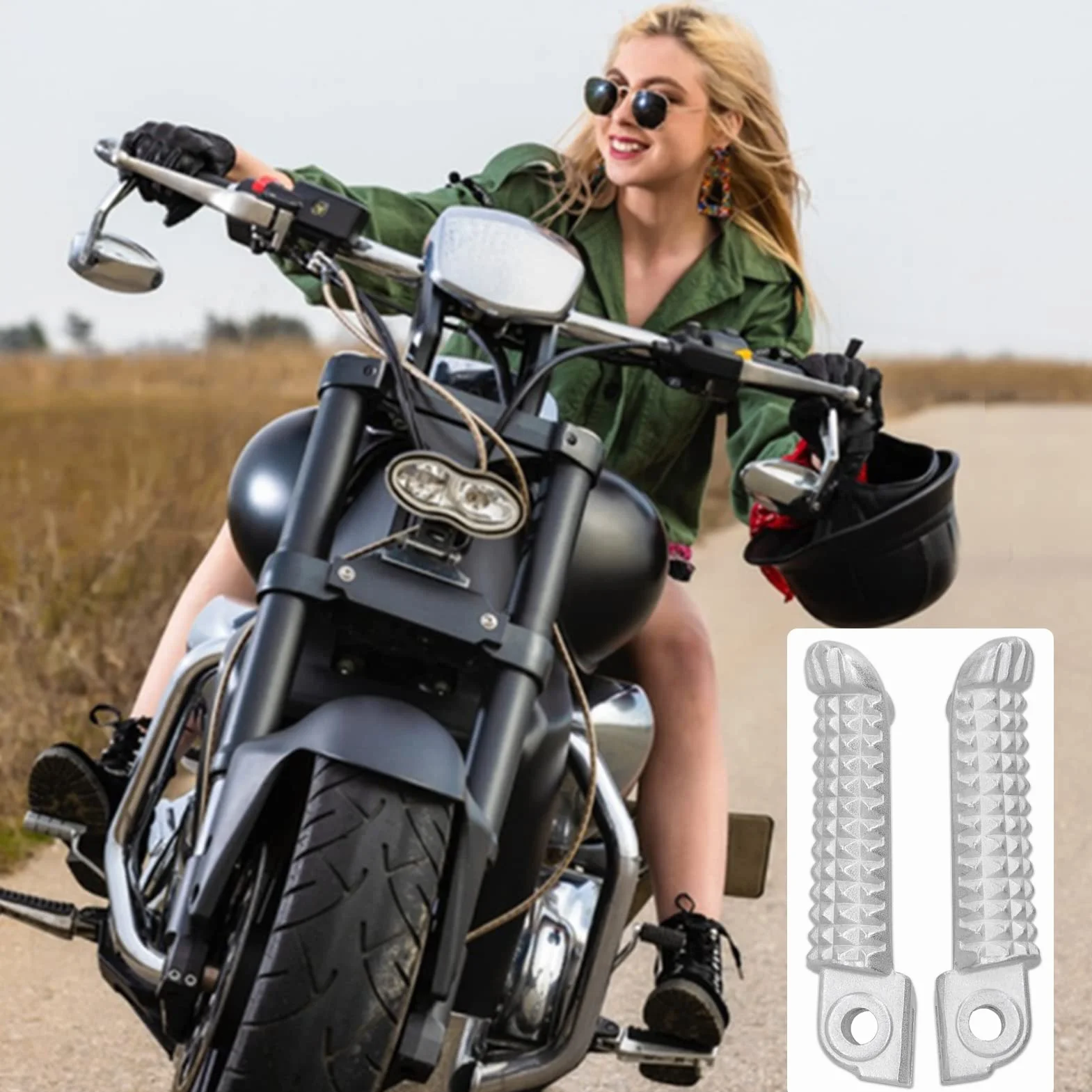 Pedał motocyklowy, podnóżek, metalowy podnóżek wyścigowy Moto, pedał podnóżka pasuje do R1 R6 MT09 MT07 R3 R15 R25 FZ1 FZ6 YZF600 YZF1000