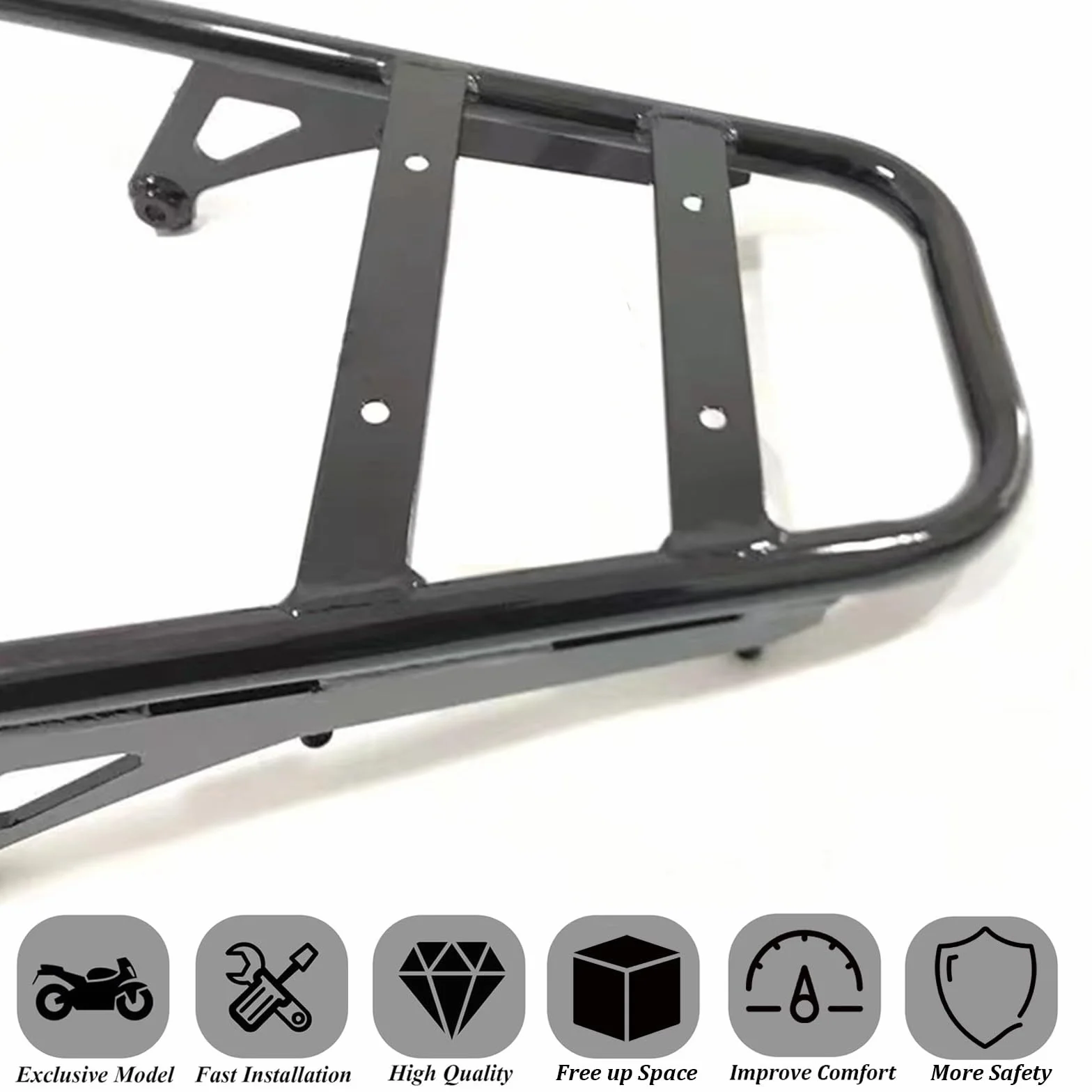 Bagażnik motocyklowy kompatybilny z Honda CB1100 CB1100 EX CB1100 RS Topcase, uchwyt podporowy, bagażnik bagażnikowy, przedłużenie, akcesoria motocyklowe (CB1100 RS)