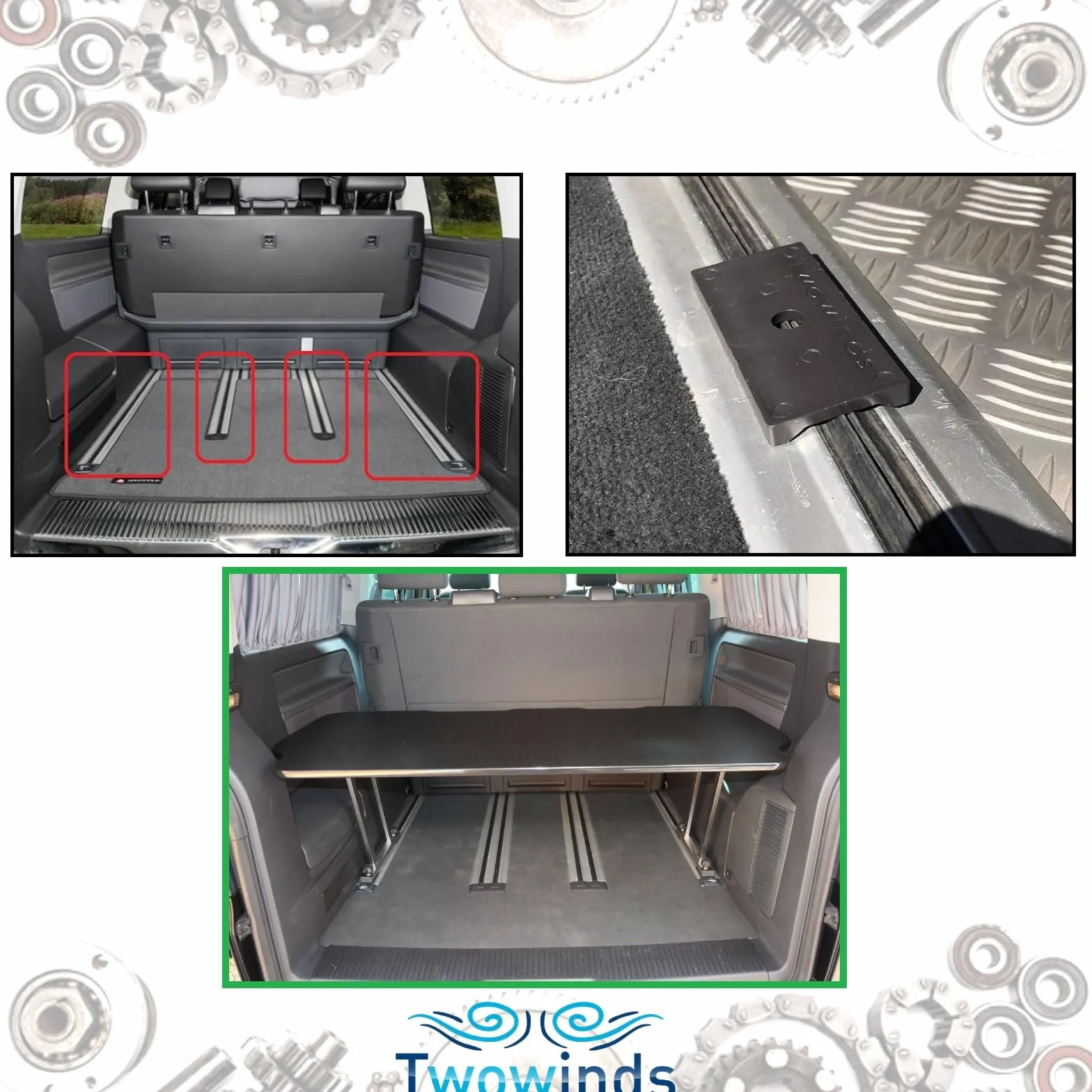 Twowinds – 4 x instrukcja obsługi Multiflexboard T5 T6 Transporter California