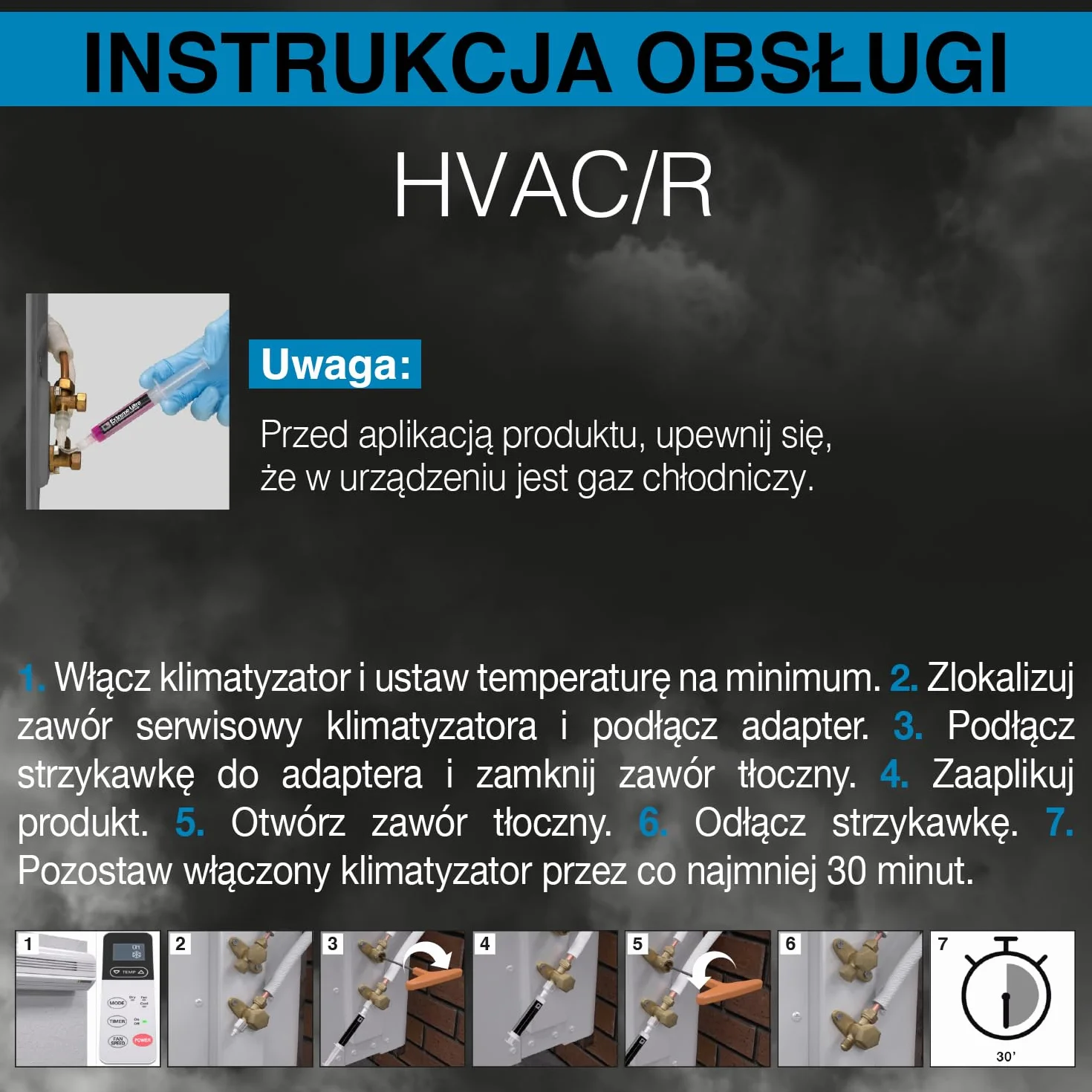 ERRECOM Extreme – 30 ml, Uszczelniacz do Urządzeń Klimatyzacyjnych oraz Chłodniczych, także do Klimatyzacji Samochodowej (bez adapterów)