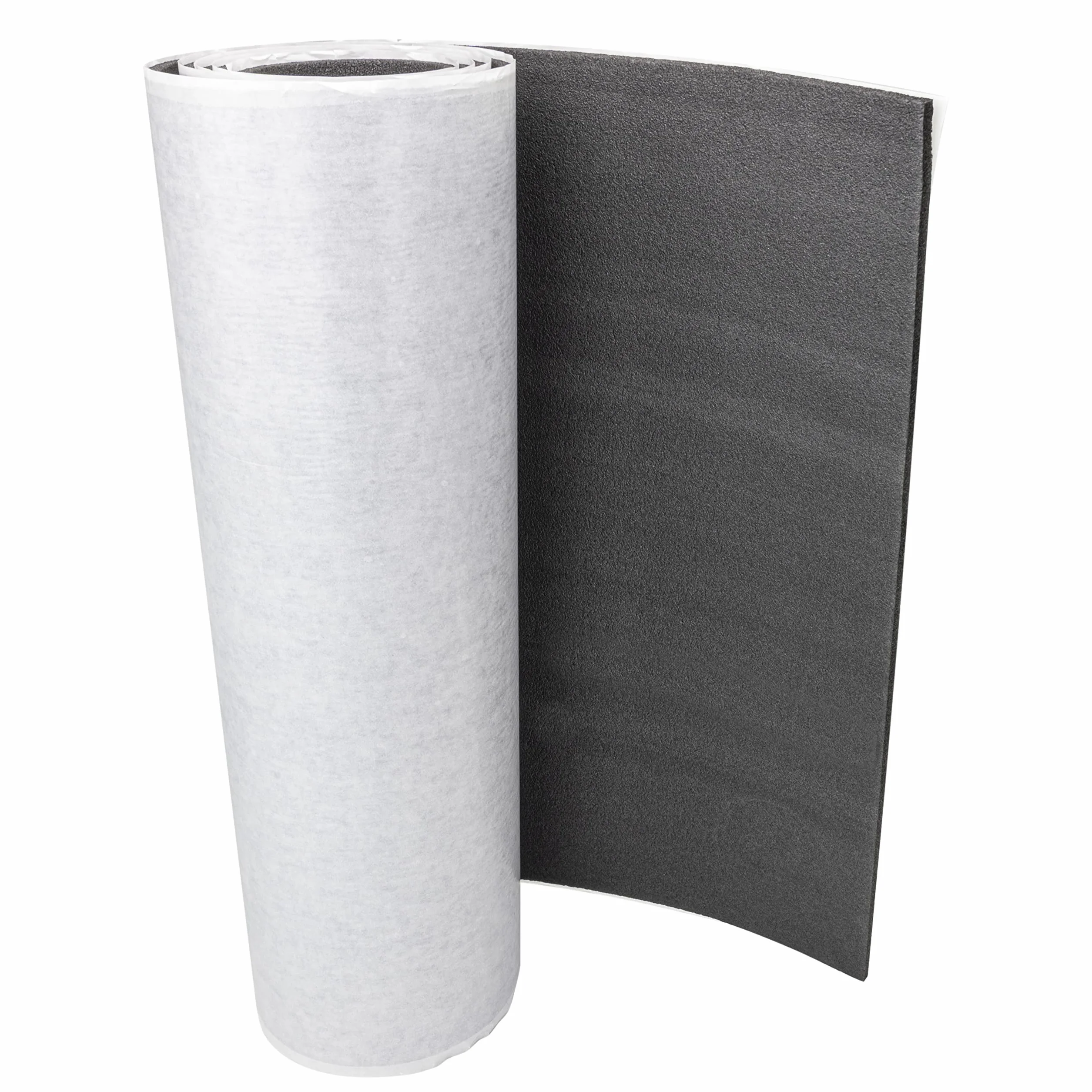HASKYY 1QM Mata izolacyjna klasy premium, samoprzylepna, mata wygłuszająca, do przyczepy kempingowej, 2 sztuki, rolka piankowa, 50 x 200 x 1 cm, ognioodporna, wodoszczelna płyta piankowa
