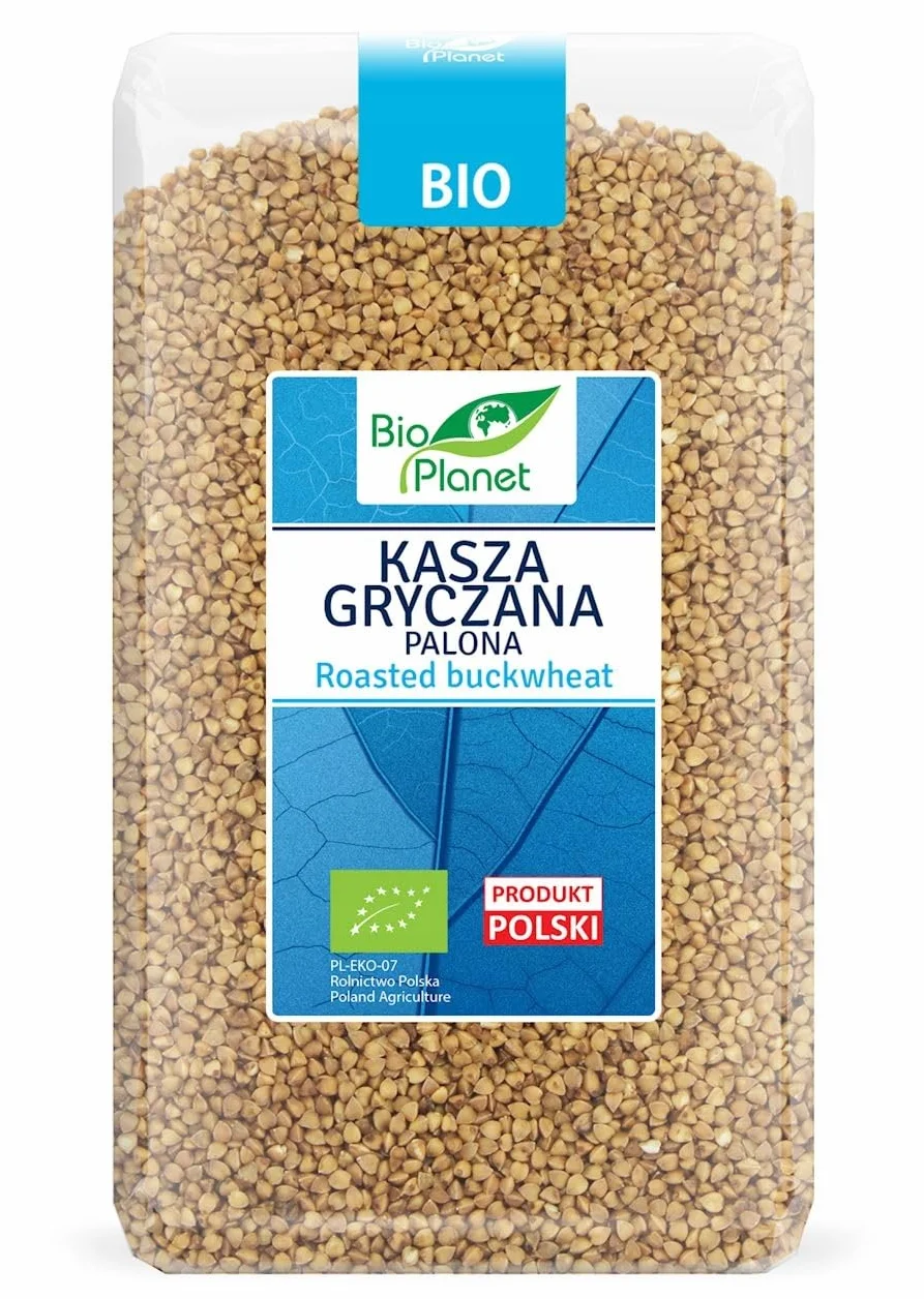 KASZA GRYCZANA PALONA BIO 1 kg - BIO PLANET