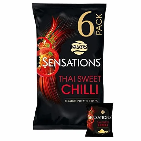 Sensations Thai Sweet Chili Crisps 25 g x 6