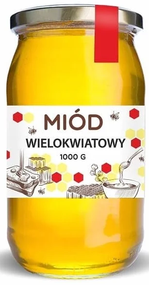 Mazurskie Miody Miód wielokwiatowy 1000g
