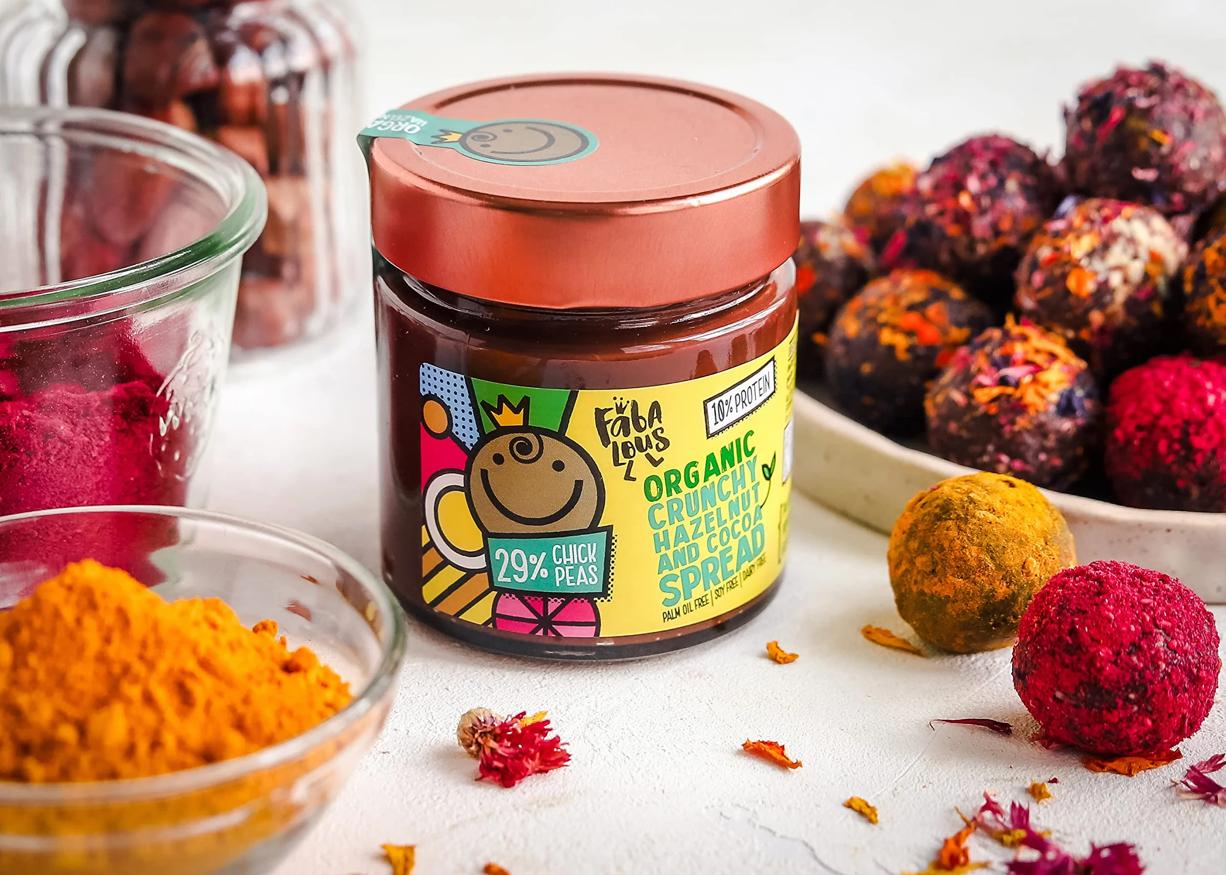 Fabalous Crunchy Hazelnut and Cocoa Chickpea Spread (200g)