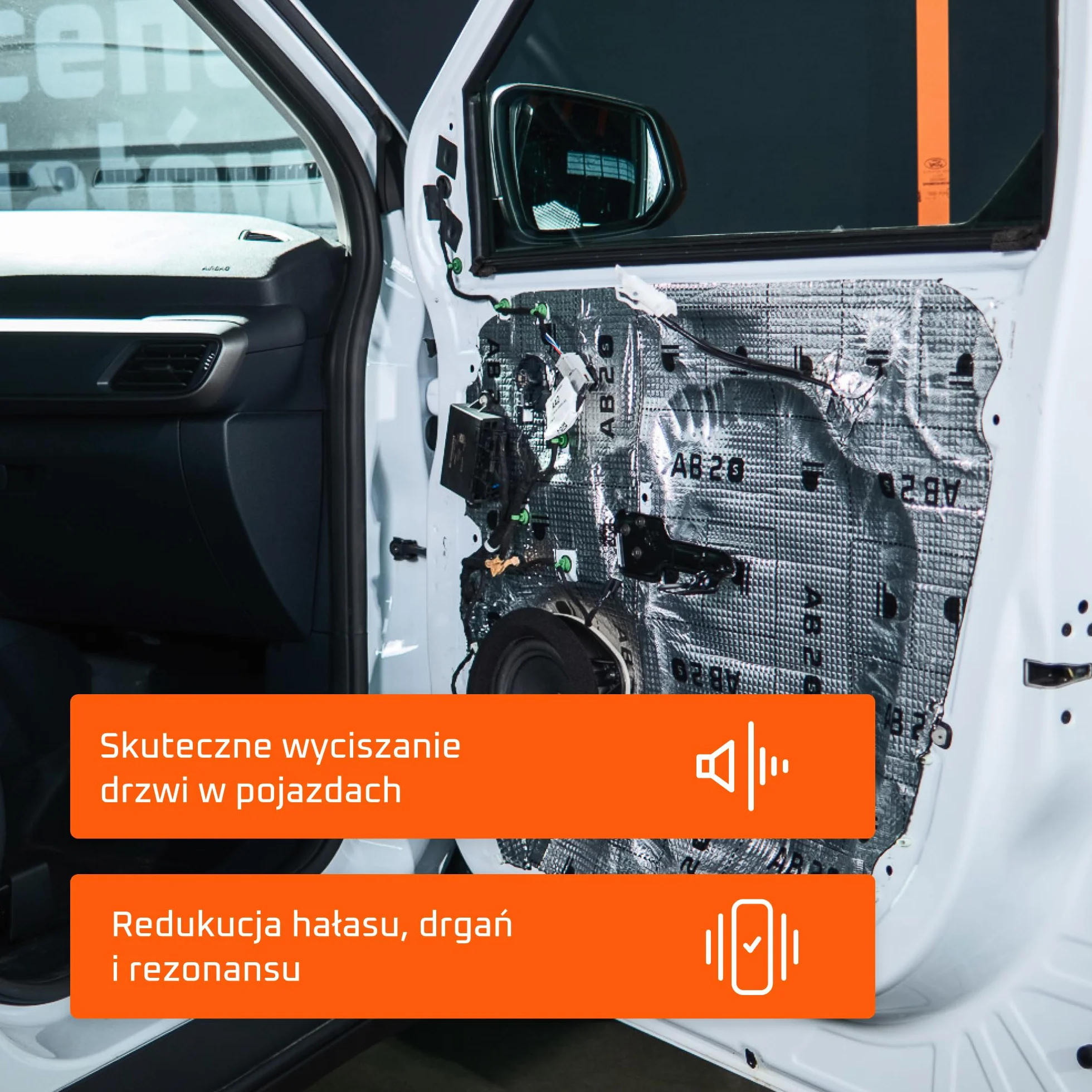 Mata Alubutylowa AB2s 2 mm 2m² Samoprzylepna Izolacja Akustyczna Redukcja Hałasu Drgań Aluminium 100 µm